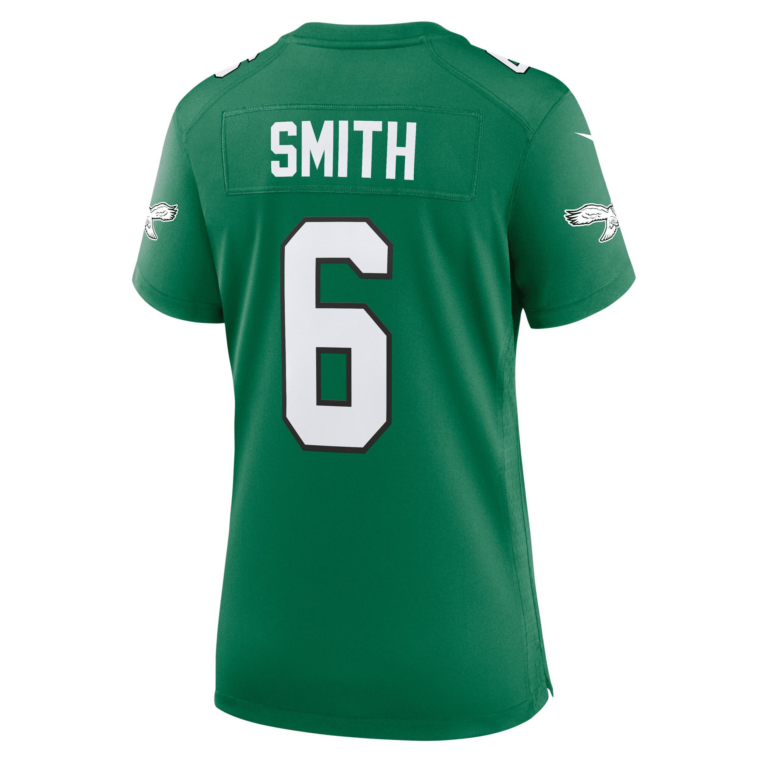 Women's Nike DeVonta Smith Kelly Green Philadelphia Eagles Alternate Player Game Jersey, Size: Small Product Image