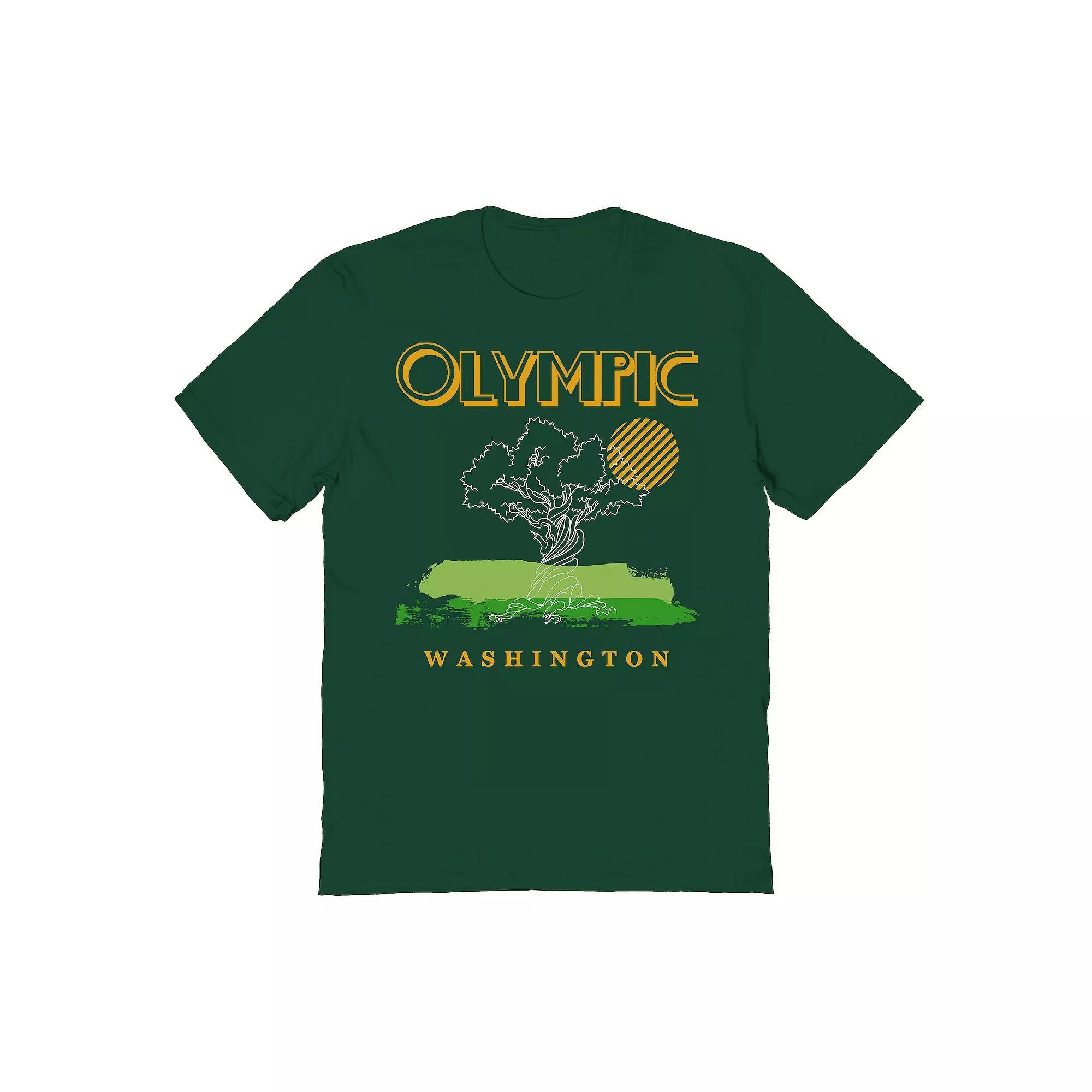 Men's Country Parks Olympic Washington Tee, Size: XXL, Green Product Image
