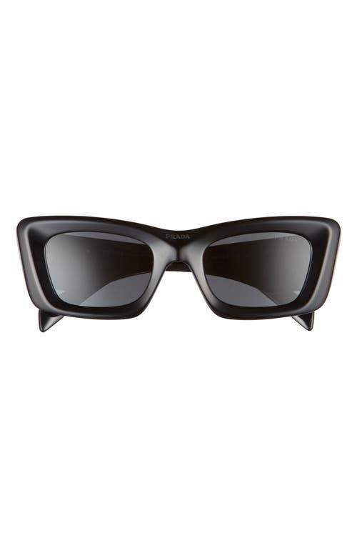 Prada PR 13ZS 50mm Matte Marble Cat Eye Statement Sunglasses Product Image