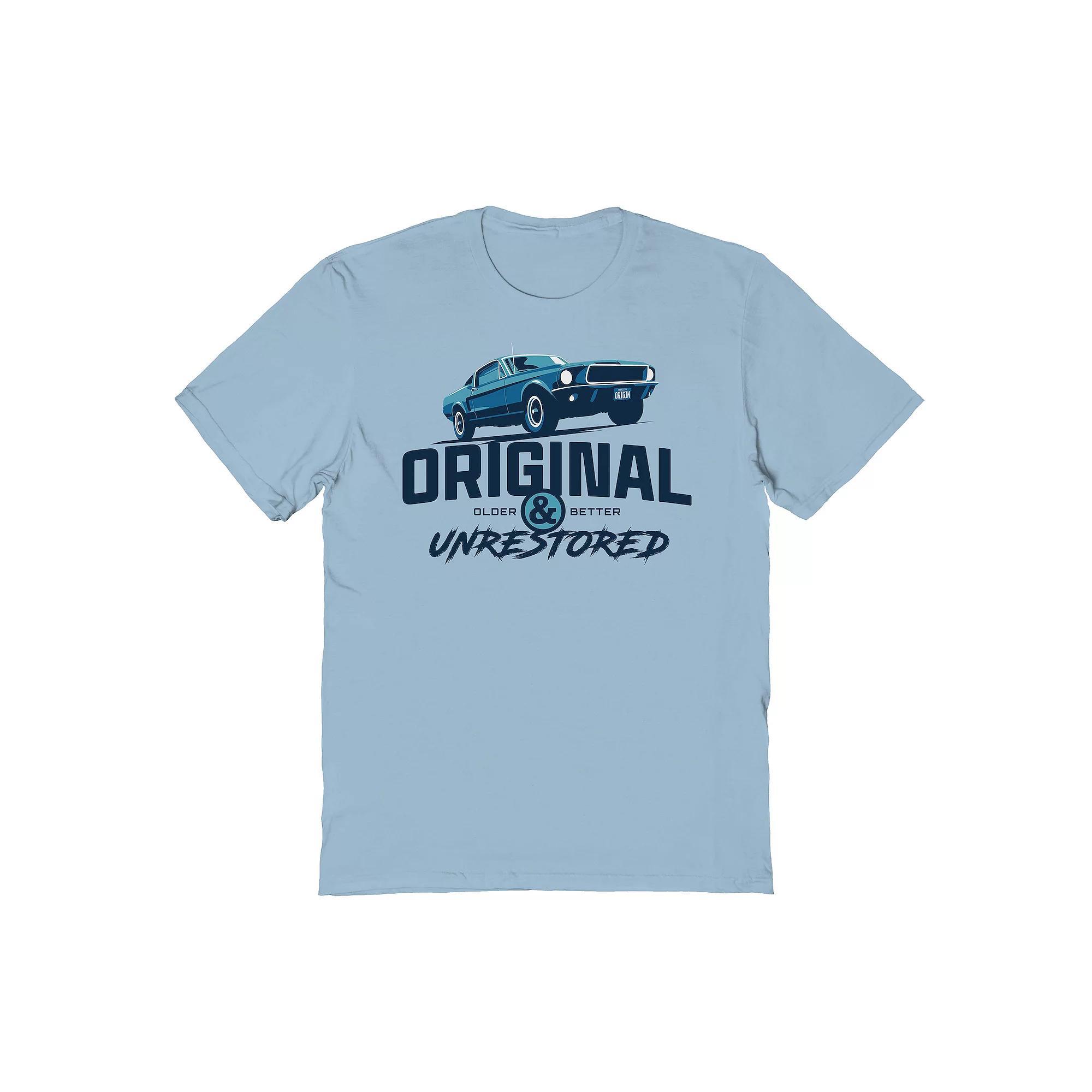 Men's Original & Unrestored Graphic Tee, Size: XXL, Light Blue Product Image