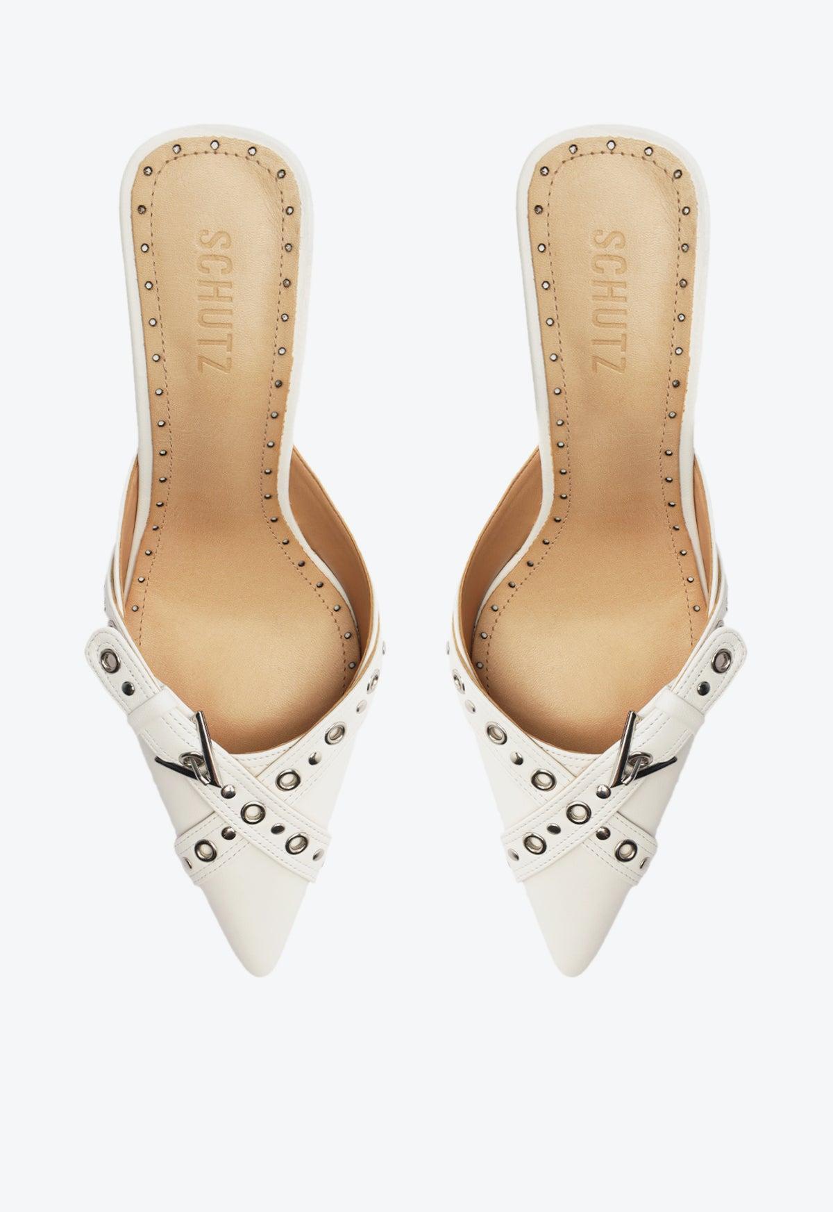 Vinnie Mule Leather Pump Product Image