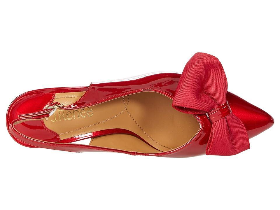 J. Renee Devika Patent Slingback Bow Pumps Product Image