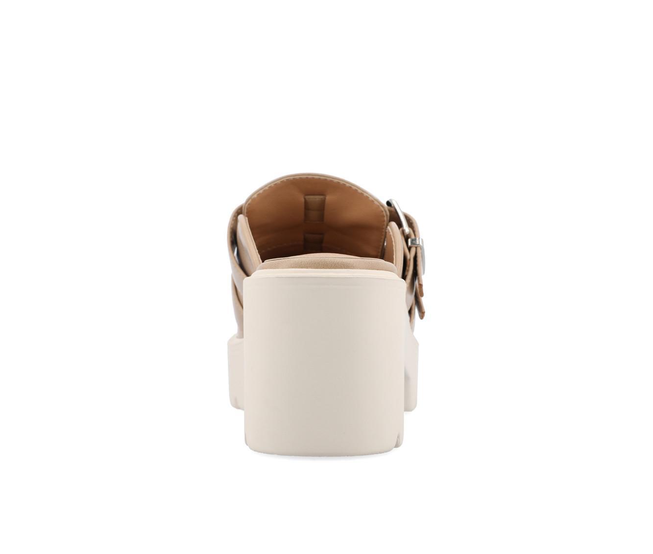Women's Journee Collection Brydie Platform Heeled Mules Product Image