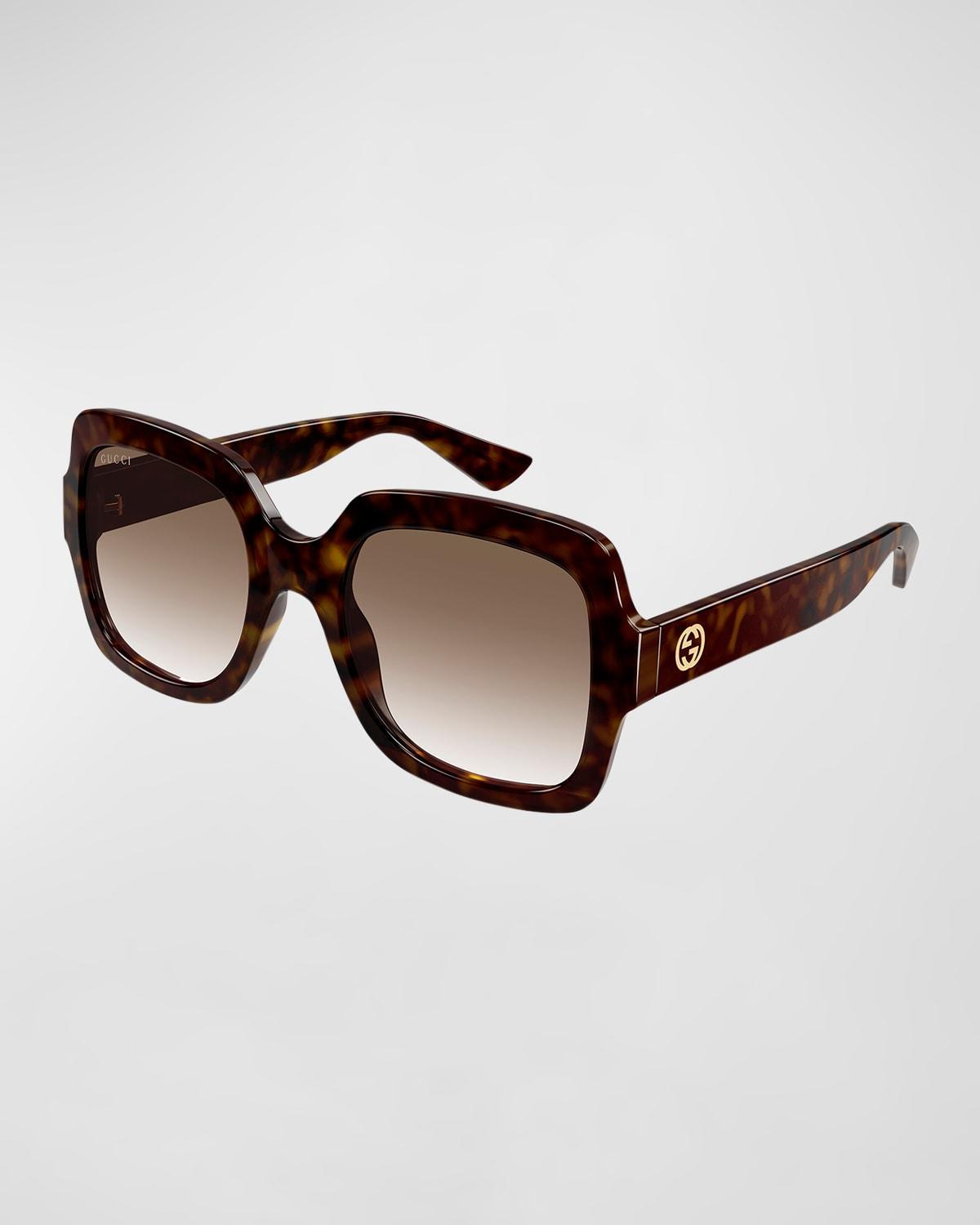 Gradient GG Square Injection Plastic Sunglasses Product Image