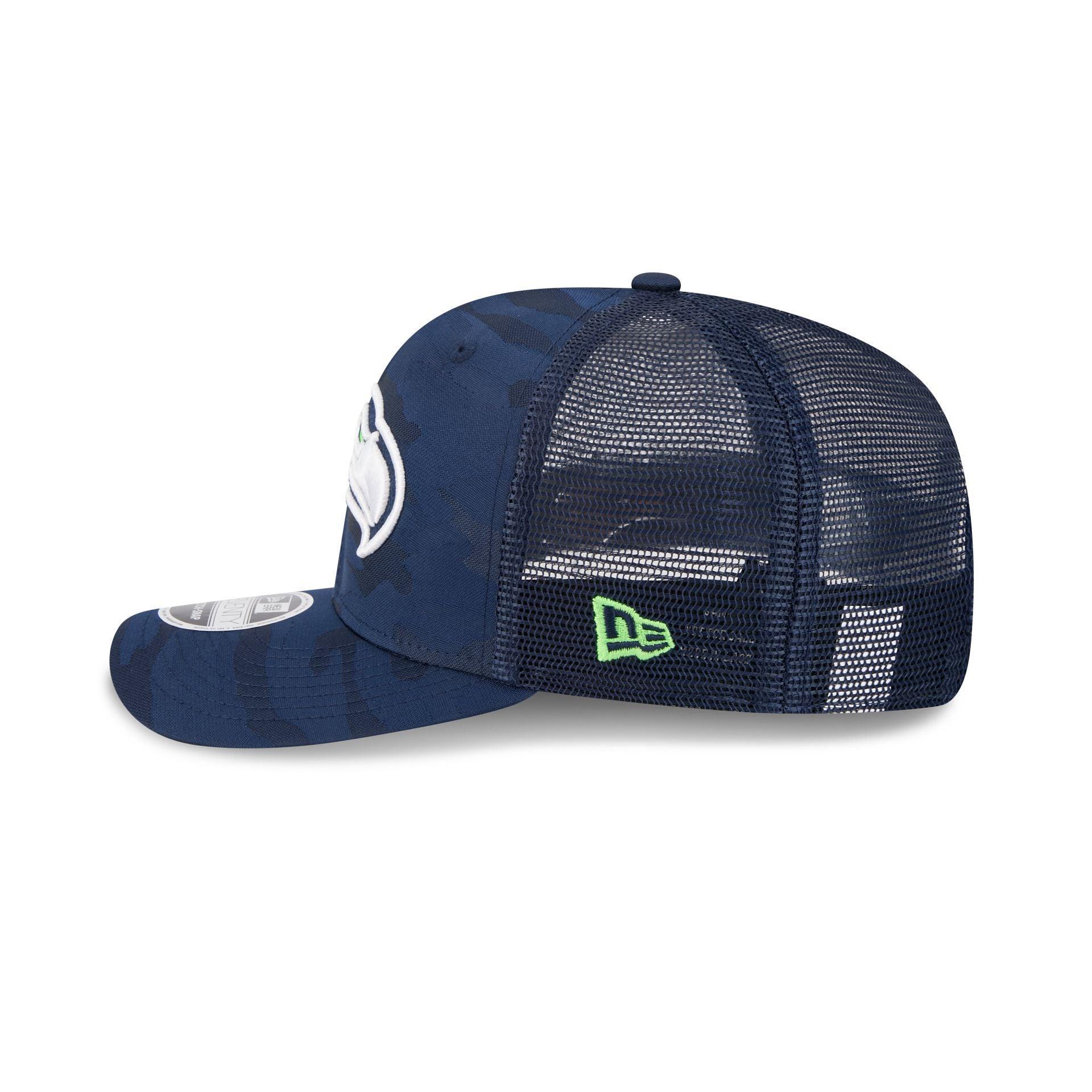 Seattle Seahawks Camo 9SEVENTY Trucker Stretch-Snap Hat Male Product Image