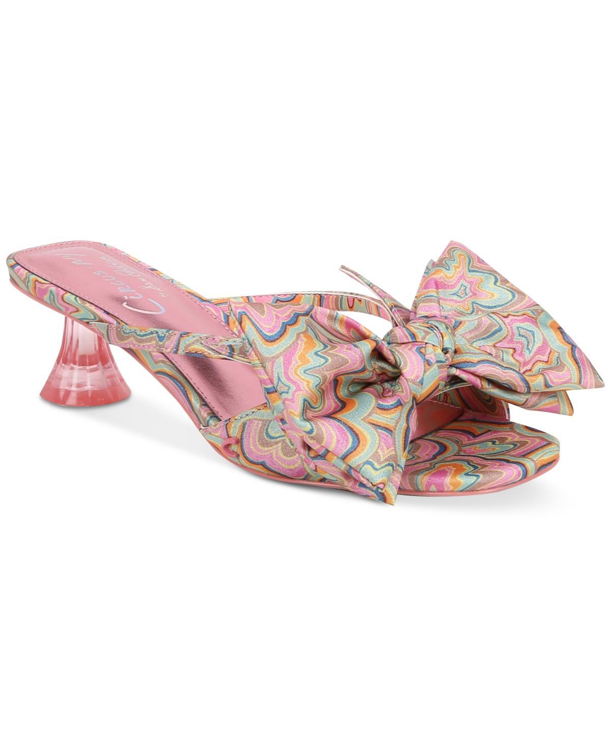 Circus NY by Sam Edelman Natalina Fabric Butterfly Bow Kitten Heel Sandals Product Image