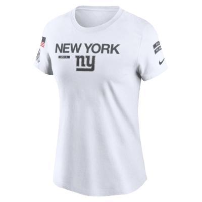 Women's Nike White New York Giants 2024 Salute To Service Legend Performance T-Shirt, Size: Medium Product Image