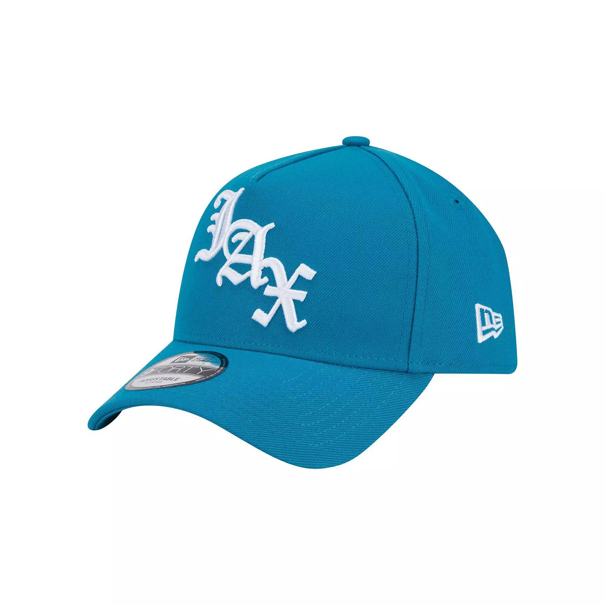 Men's New Era Teal Jacksonville Jaguars Mystic 9FORTY A-Frame Adjustable Hat, Blue Product Image