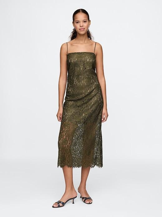 Lace Midi Dress Product Image