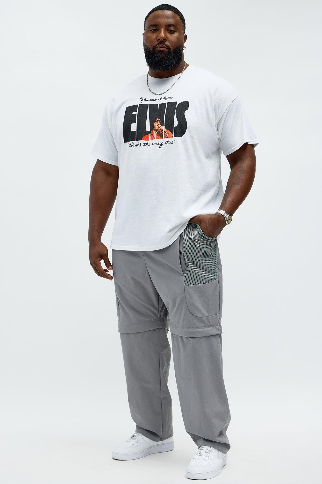 Elvis That's The Way Short Sleeve Tee - White Male Product Image