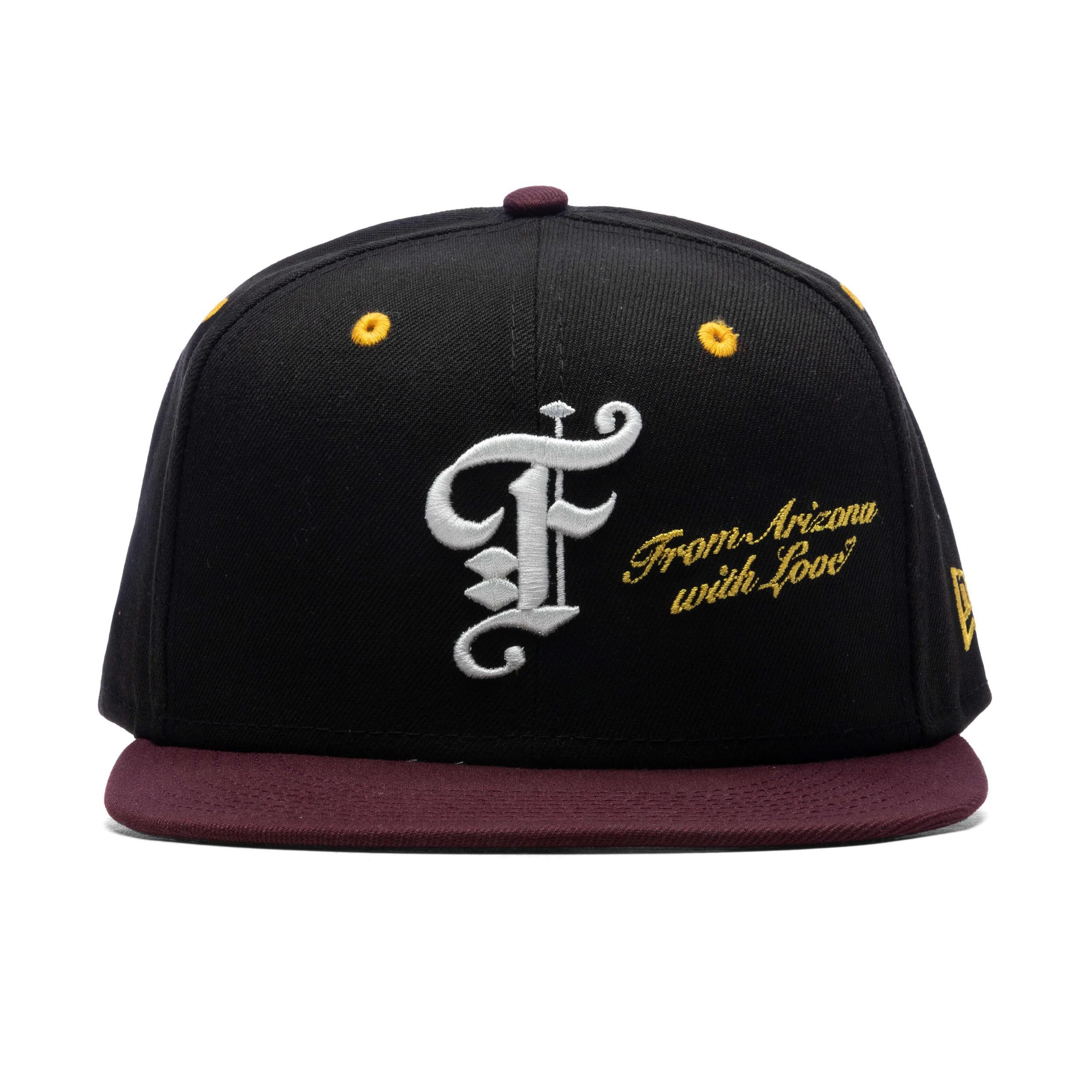 Feature x New Era AZ 5950 Fitted - Black/Maroon Male Product Image