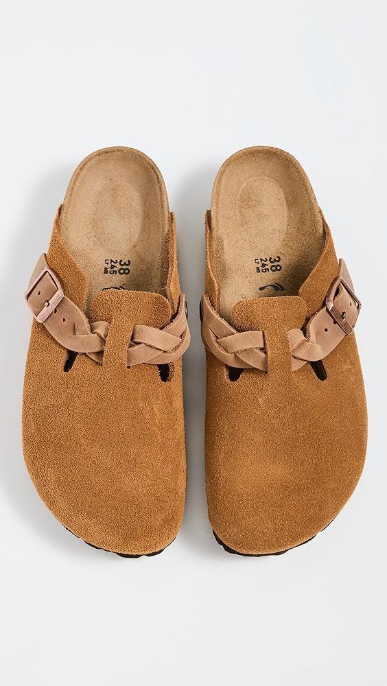 Birkenstock Arizona Shearling Sandals Mink 40 Product Image