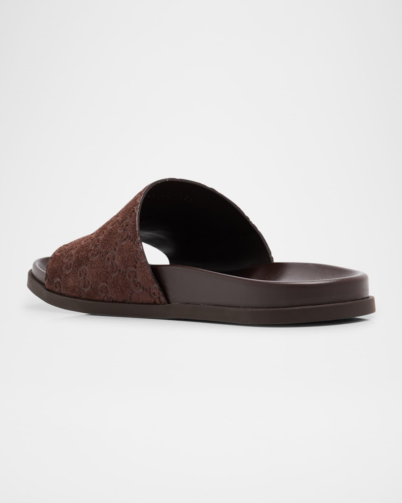 Men's Rhein GG Suede Side Sandals Product Image