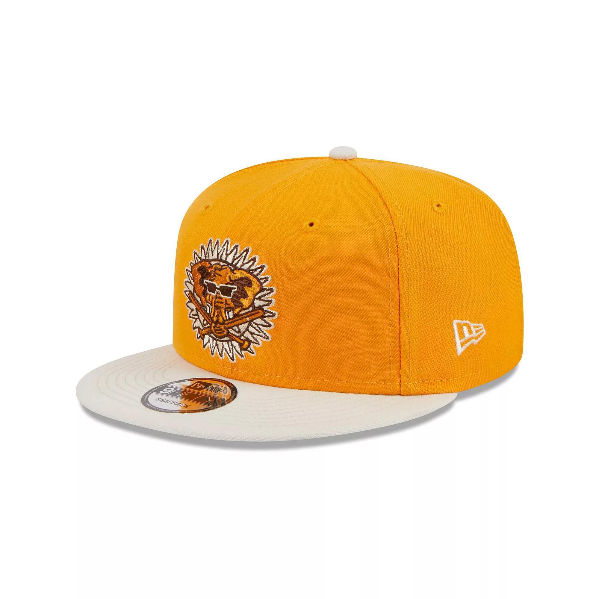 Men's New Era Gold Oakland Athletics Tiramisu  9FIFTY Snapback Hat Product Image