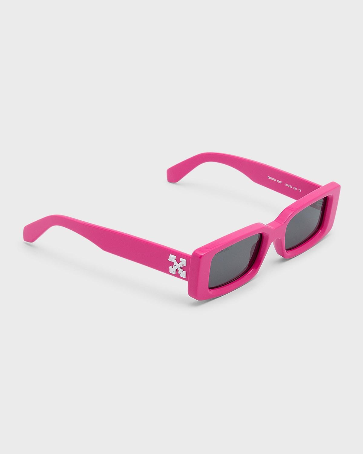 Mens Arthur Acetate Rectangle Sunglasses Product Image