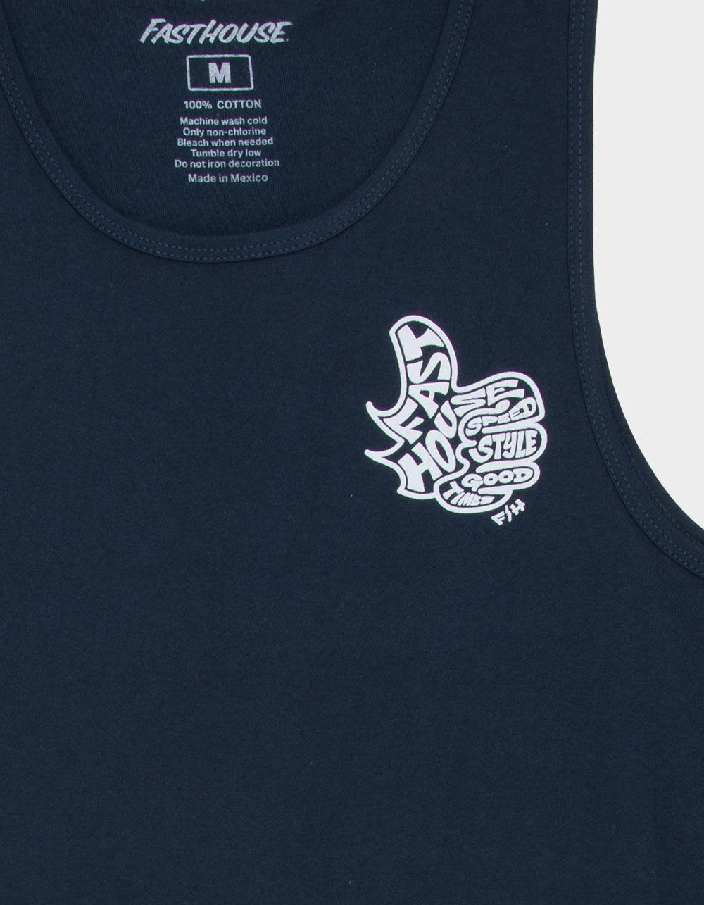 FASTHOUSE Satisfaction Mens Tank Top - NAVY Product Image