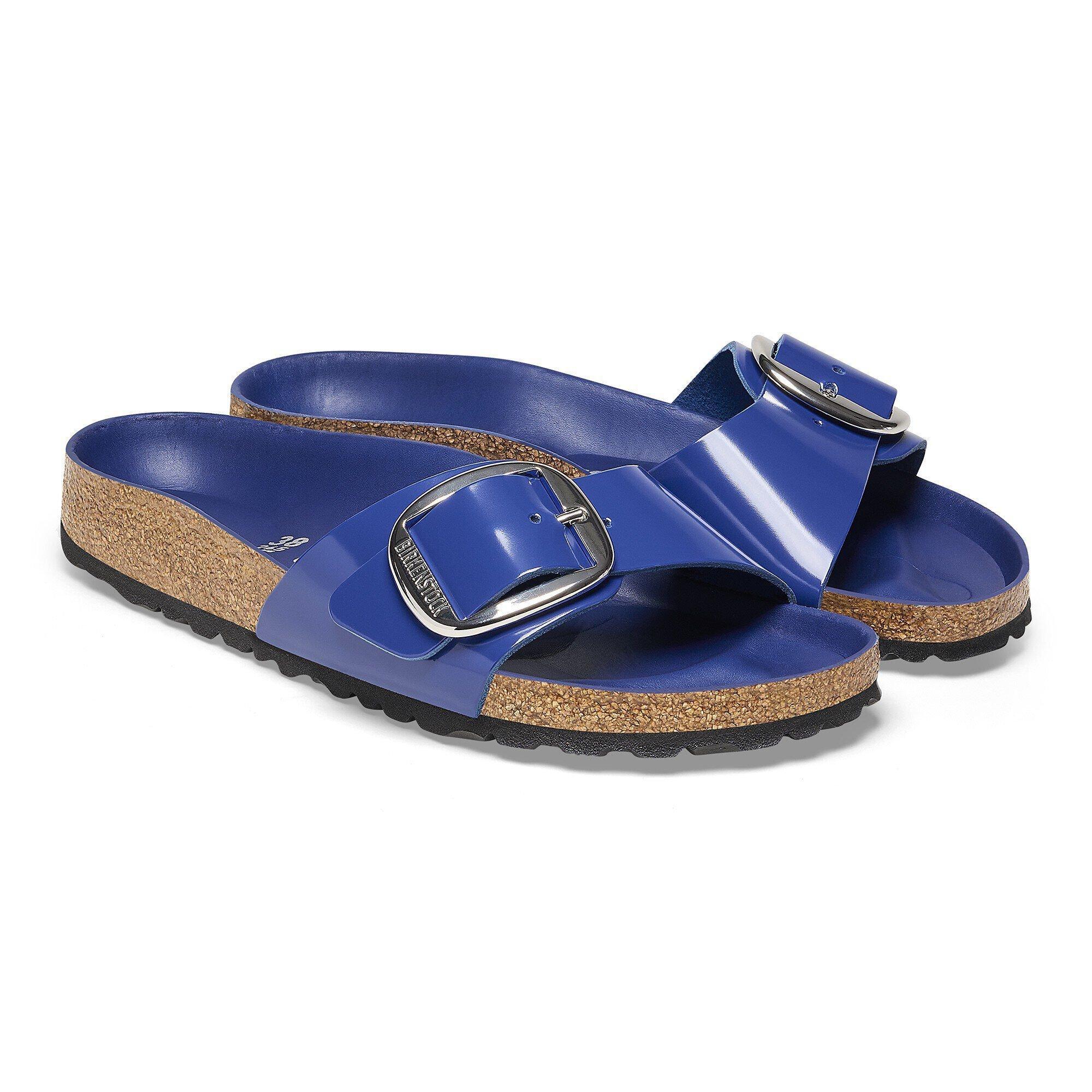 Madrid Big Buckle Natural Leather Patent Product Image
