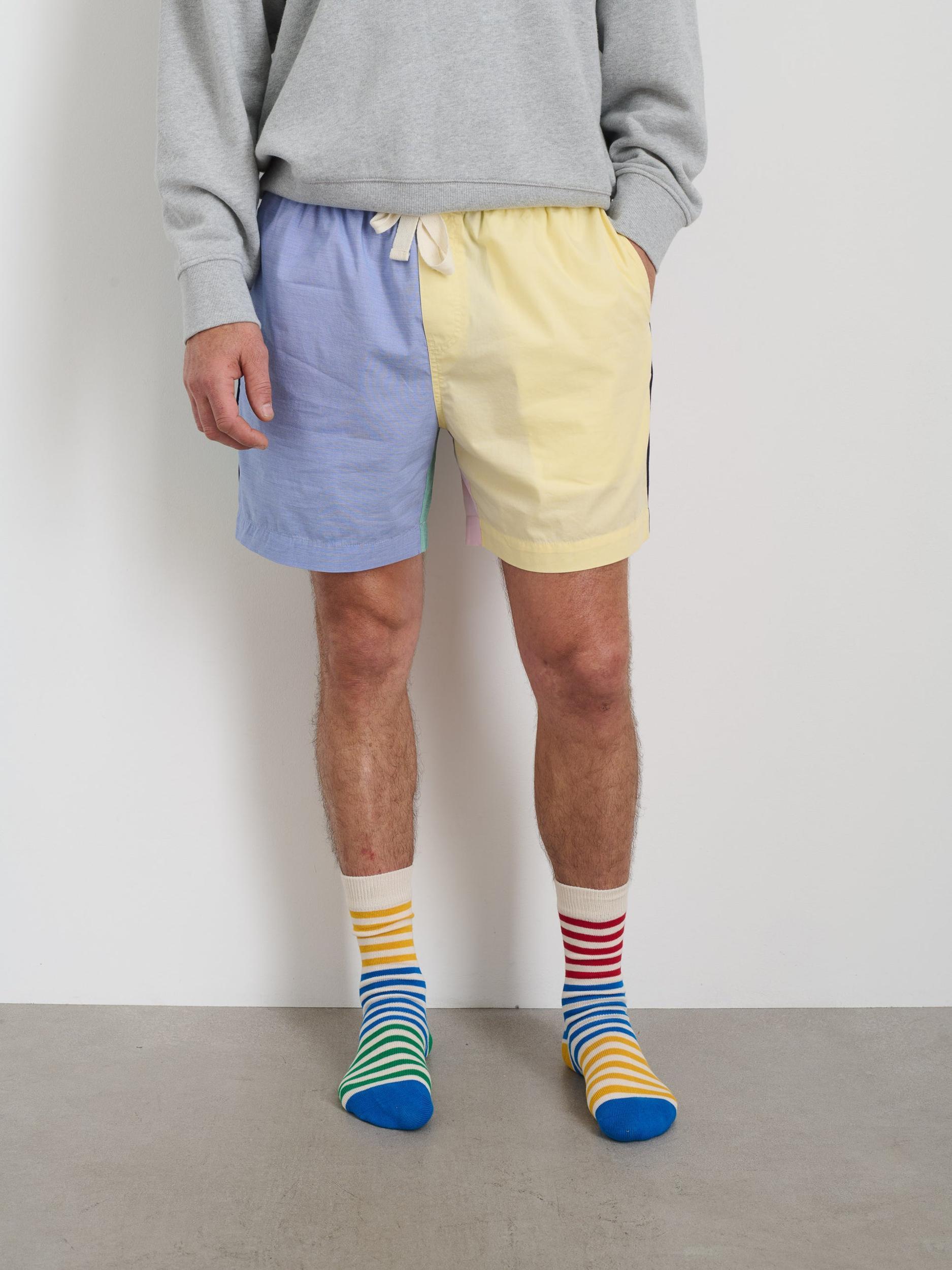 P'Jimmies Sleep Short in Colorblock Product Image