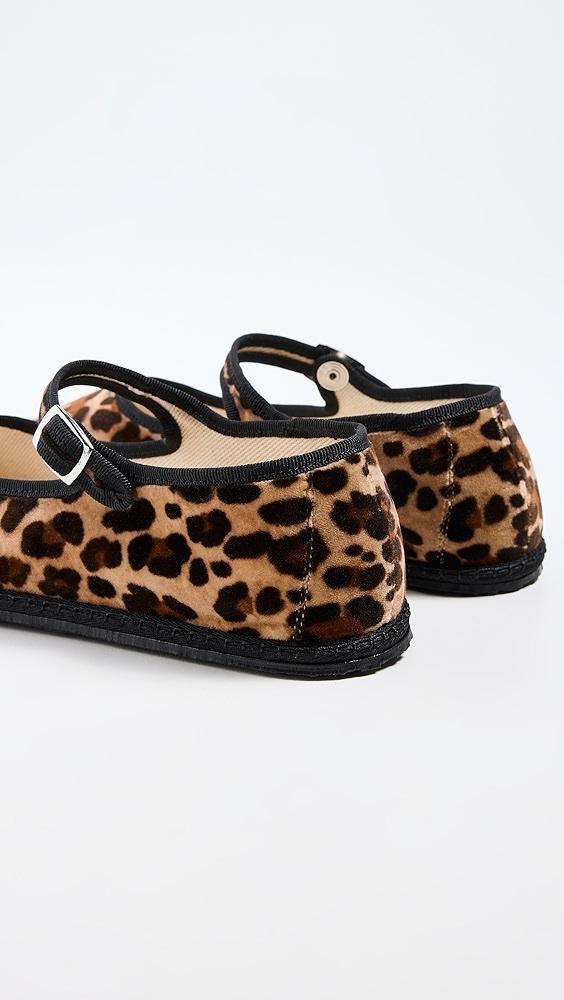 ViBi VENEZiA Mary Jane Velvet Furlana Flats | Shopbop Product Image