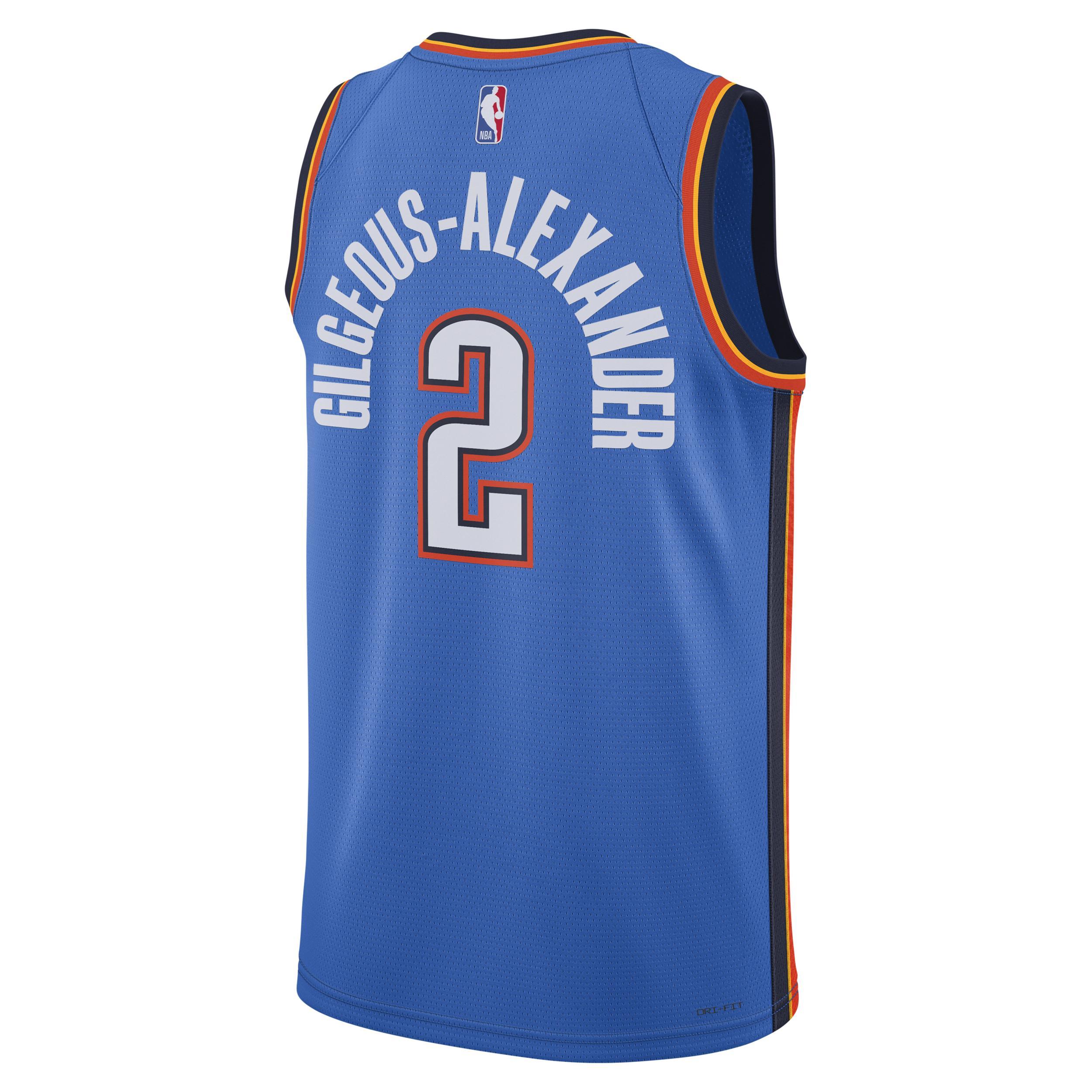 Oklahoma City Thunder Icon Edition 2022/23 Nike Men's Dri-FIT NBA Swingman Jersey Product Image