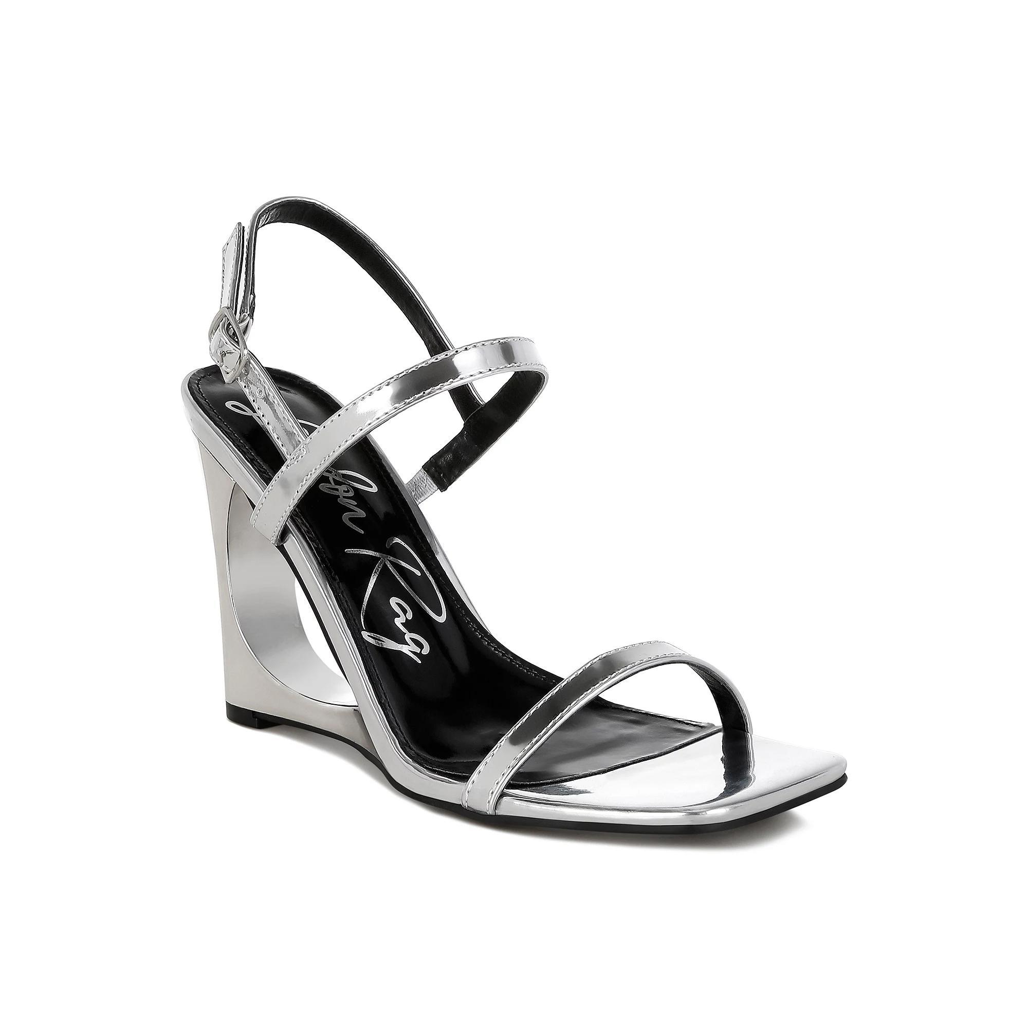 London Rag Ladra Women's Sandals, Size: 6.5, Silver Product Image