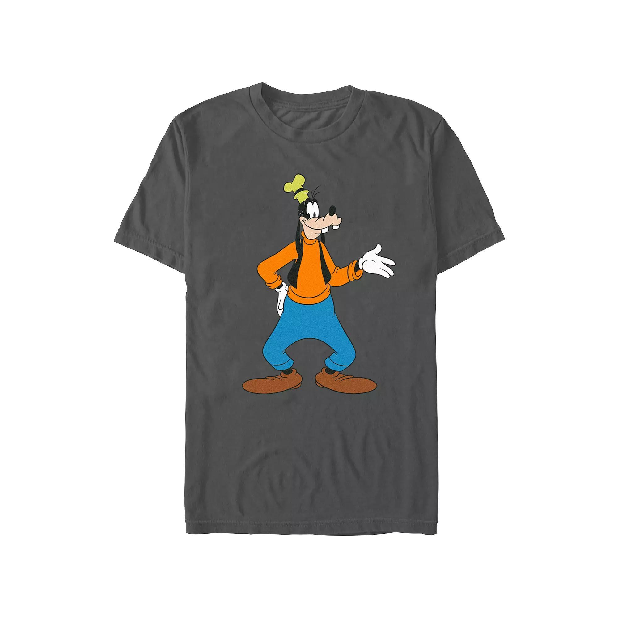Men's Comfort Colors® Disney's Mickey Mouse Classic Goofy Original Graphic Tee, Size: Medium, Grey Product Image