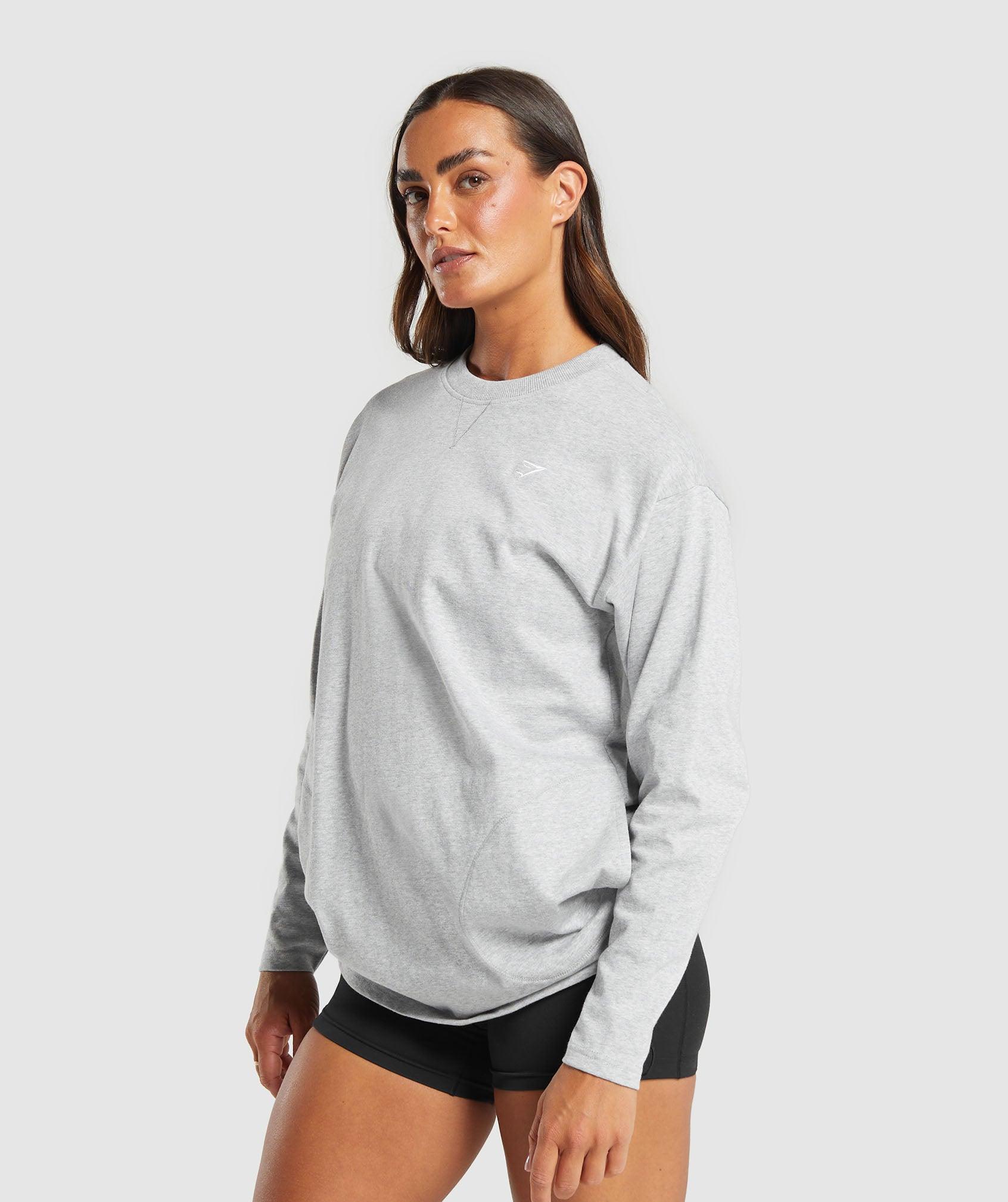 Heavyweight Cotton Long Sleeve Top Product Image