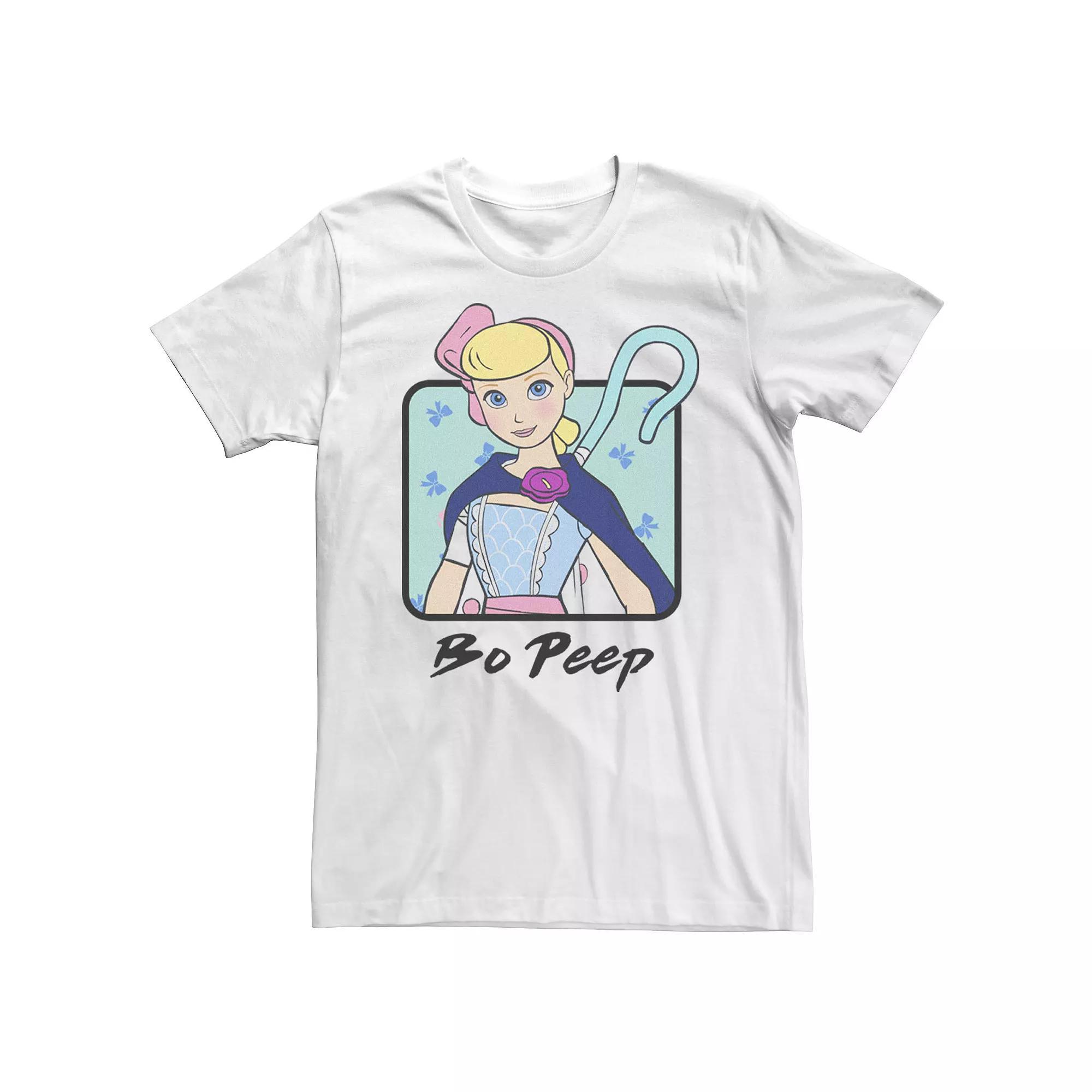 Disney / Pixar's Toy Story 4 Bo Peep Men's Colorful Bust Portrait Tee, Size: XL, White Product Image