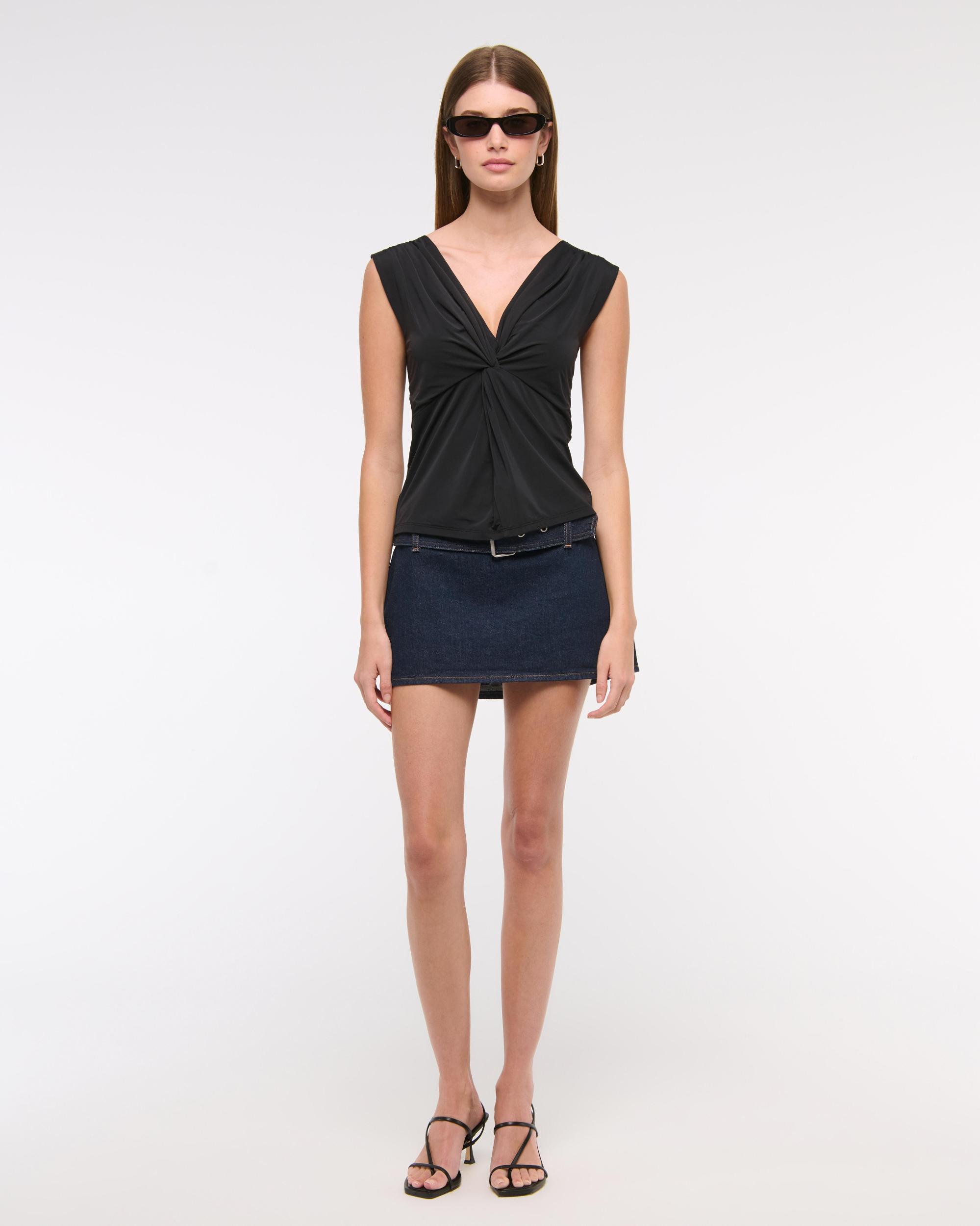 Draped Twist Top Product Image
