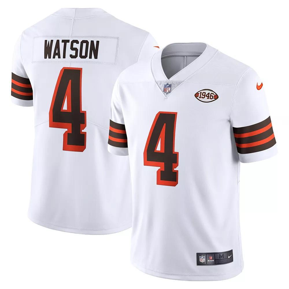 Men's Nike Deshaun Watson White Cleveland Browns 2021 Alternate Vapor Limited Jersey, Size: XL Product Image