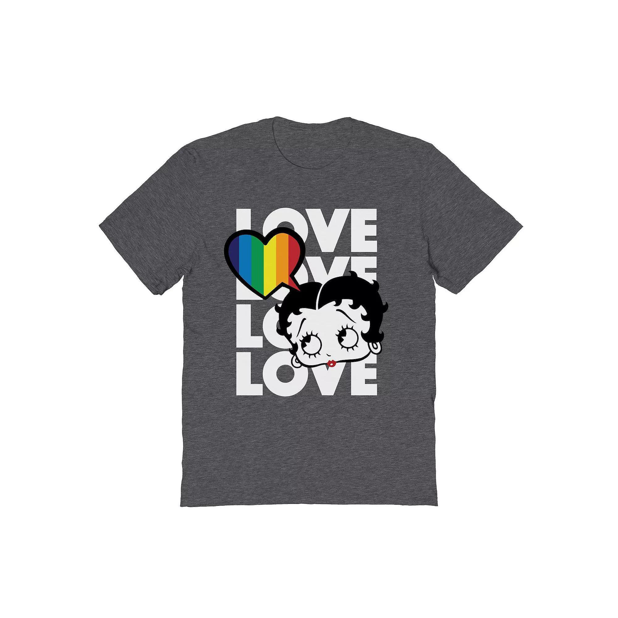 Men's Grayson Threads The Label Love Pride Graphic Tee, Size: Small, Dark Grey Product Image