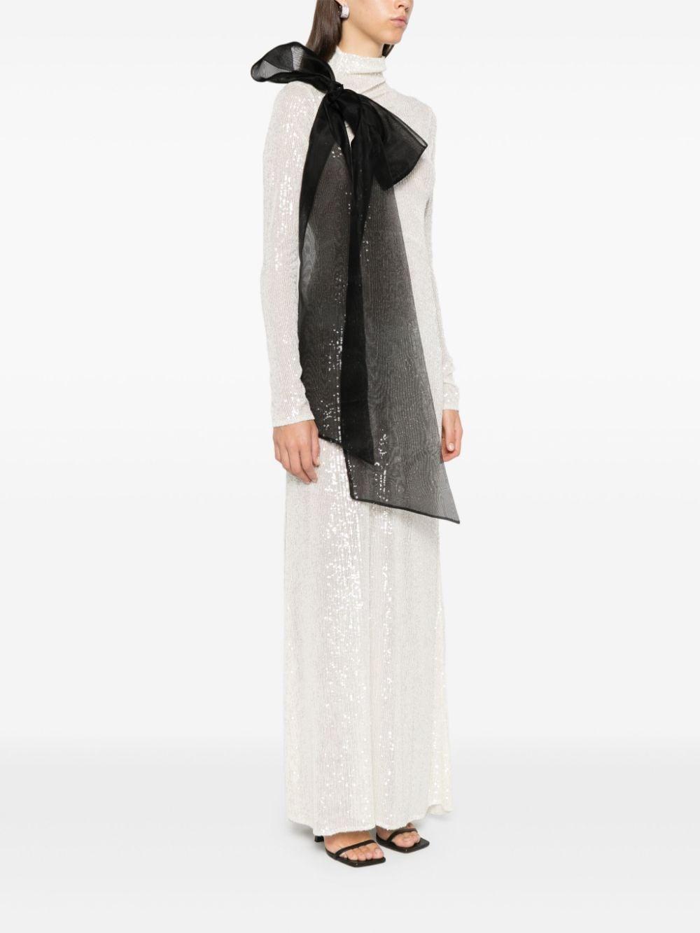 draped-detail maxi dress Product Image