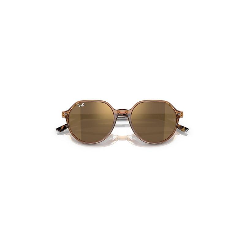 Ray-Ban New Round Sunglasses Frame Blue Lenses Product Image