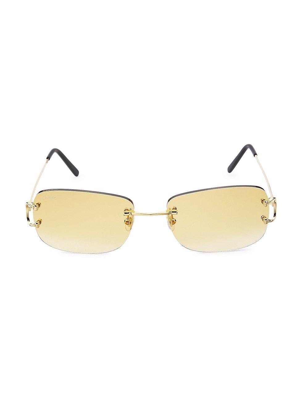 Mens C Dcor 59 Square Rimless Sunglasses Product Image