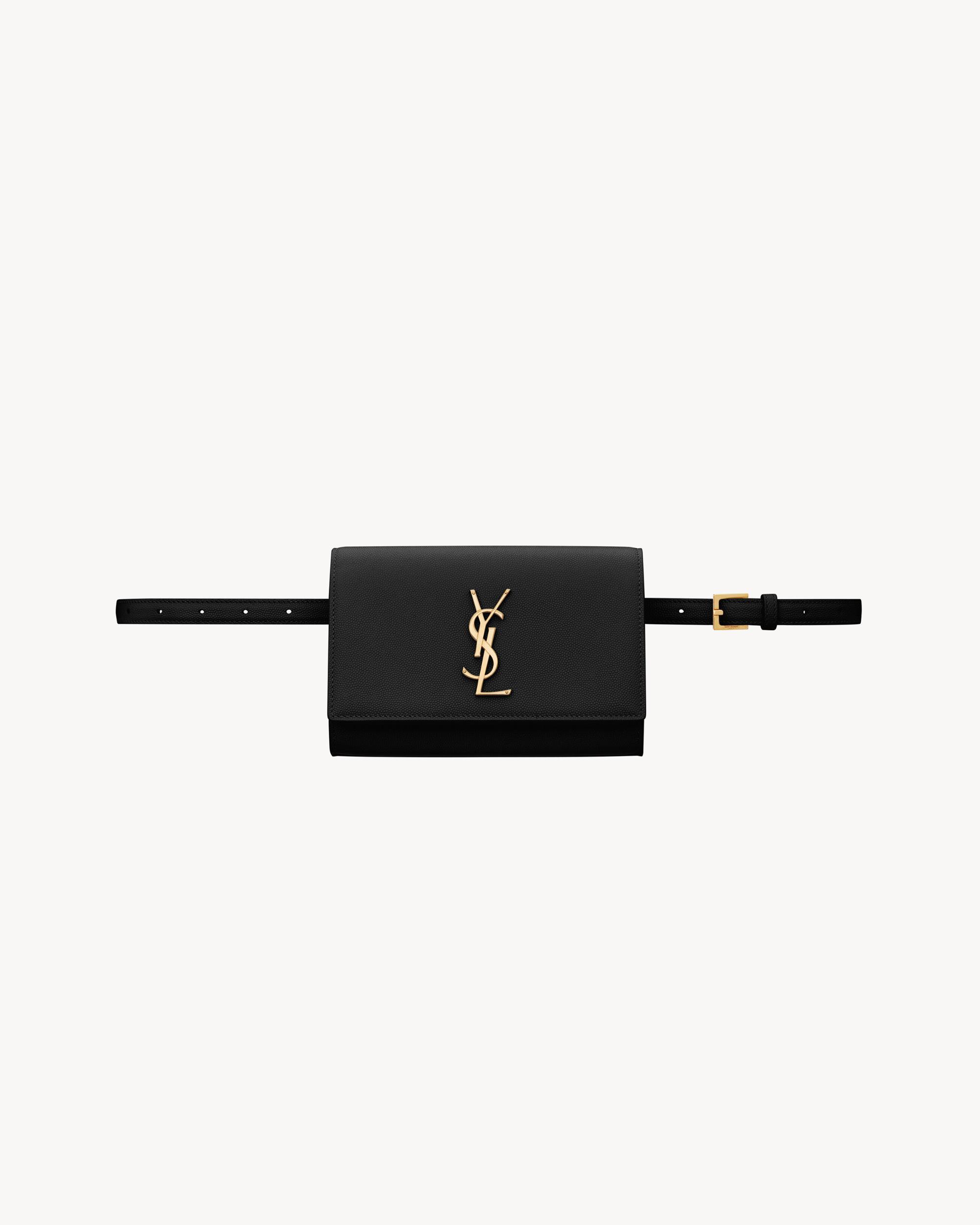 KATE belt bag in grain de poudre-embossed leather Product Image