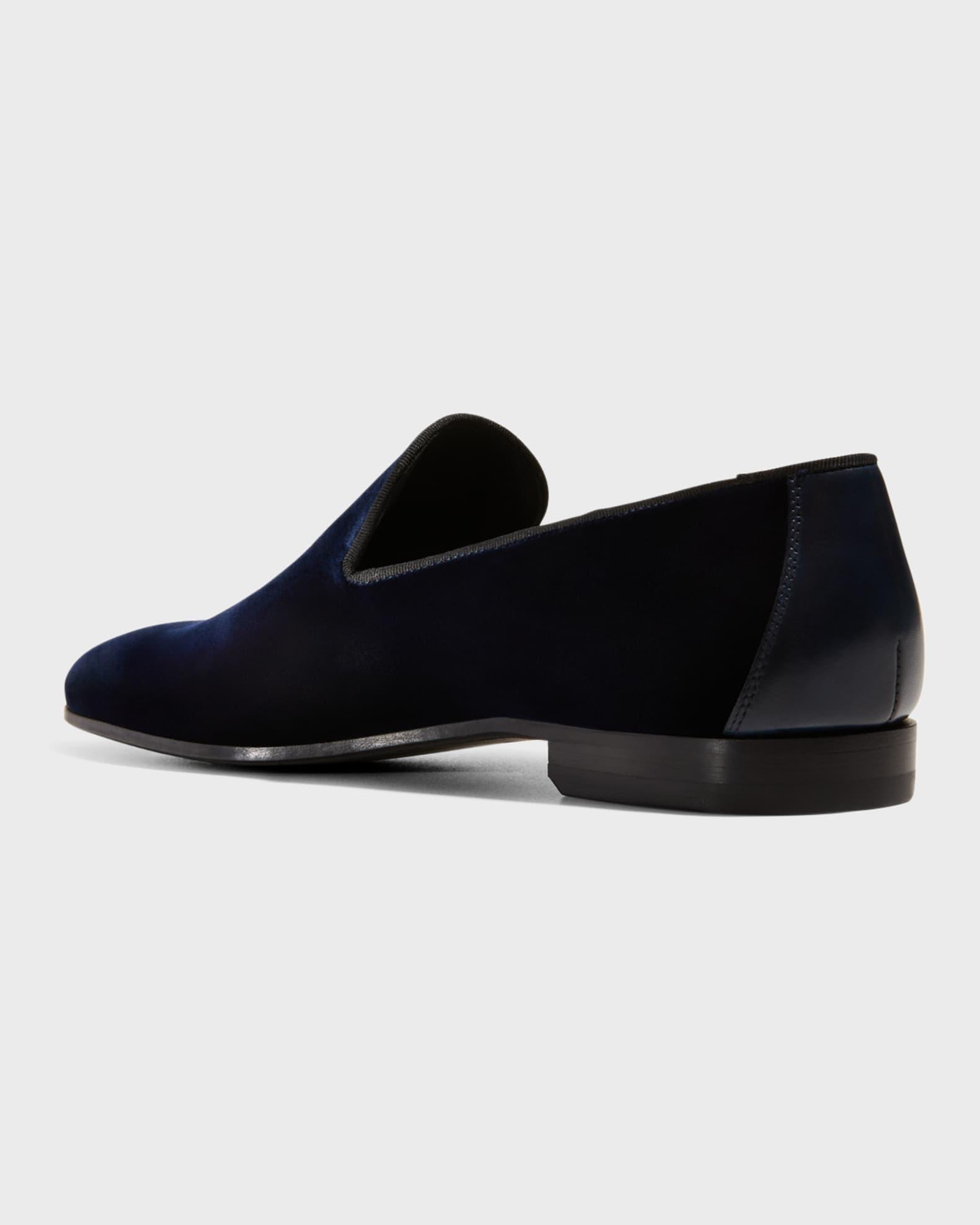 Men's Jareth Velvet Venetian Loafers Product Image