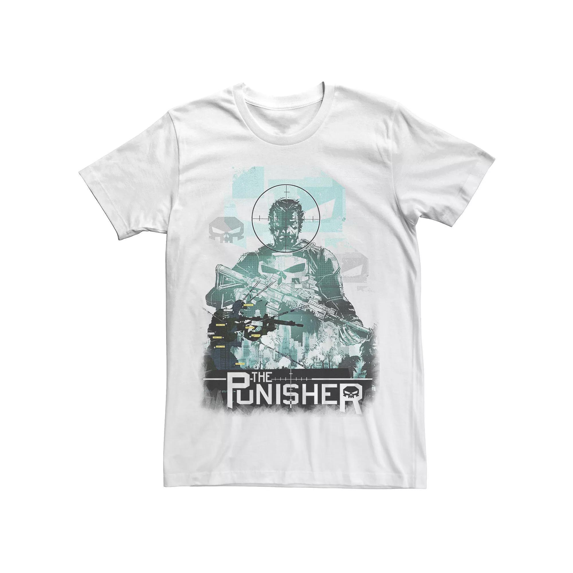 Mens Marvel The Punisher Crosshairs Portrait Graphic Tee Product Image
