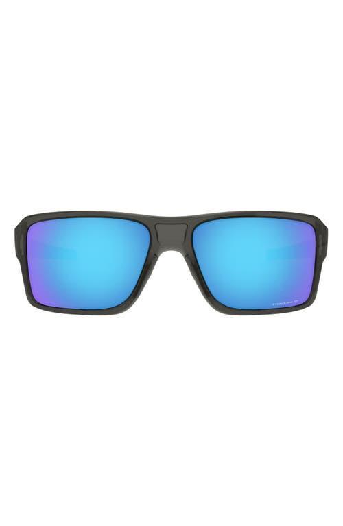 Men's Oakley OO9380 66mm Double Edge Rectangle Sunglasses, Gray Product Image