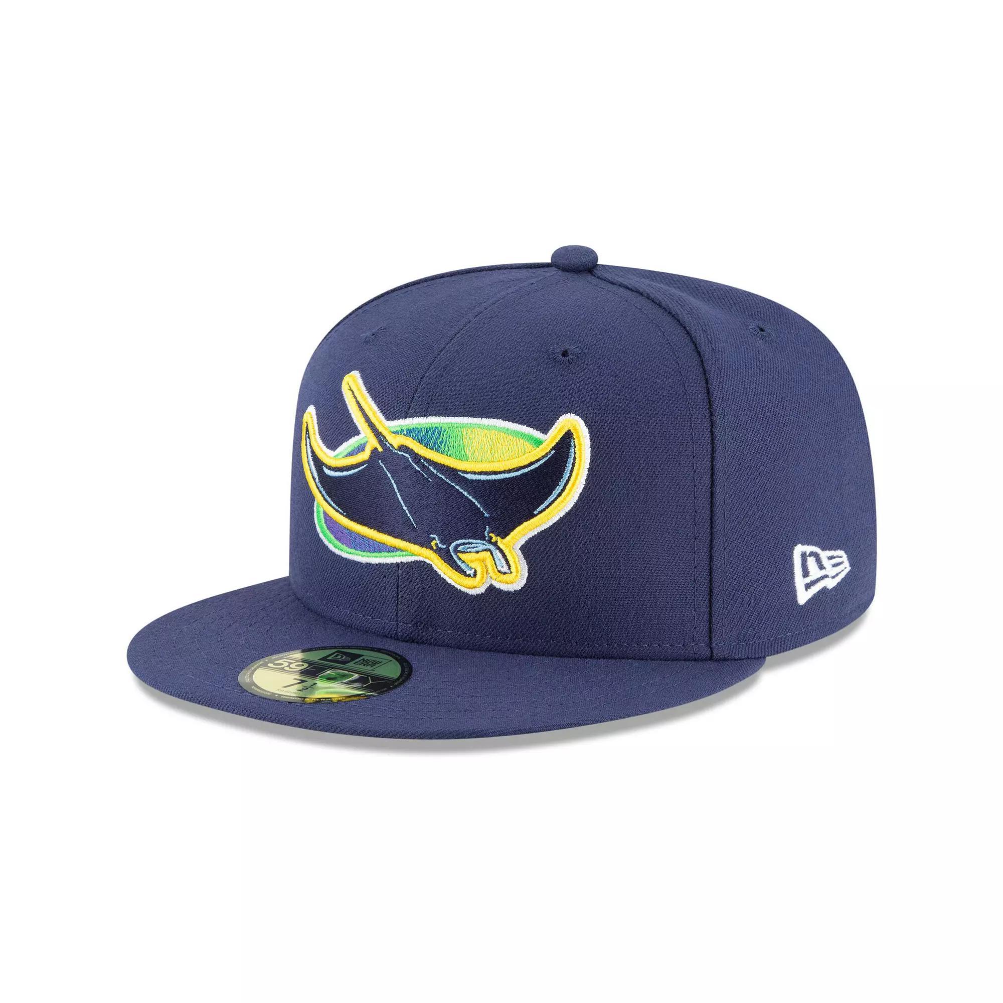 Mens New Era Tampa Bay Rays Alternate Authentic Collection On-Field 59FIFTY Fitted Hat Blue Product Image
