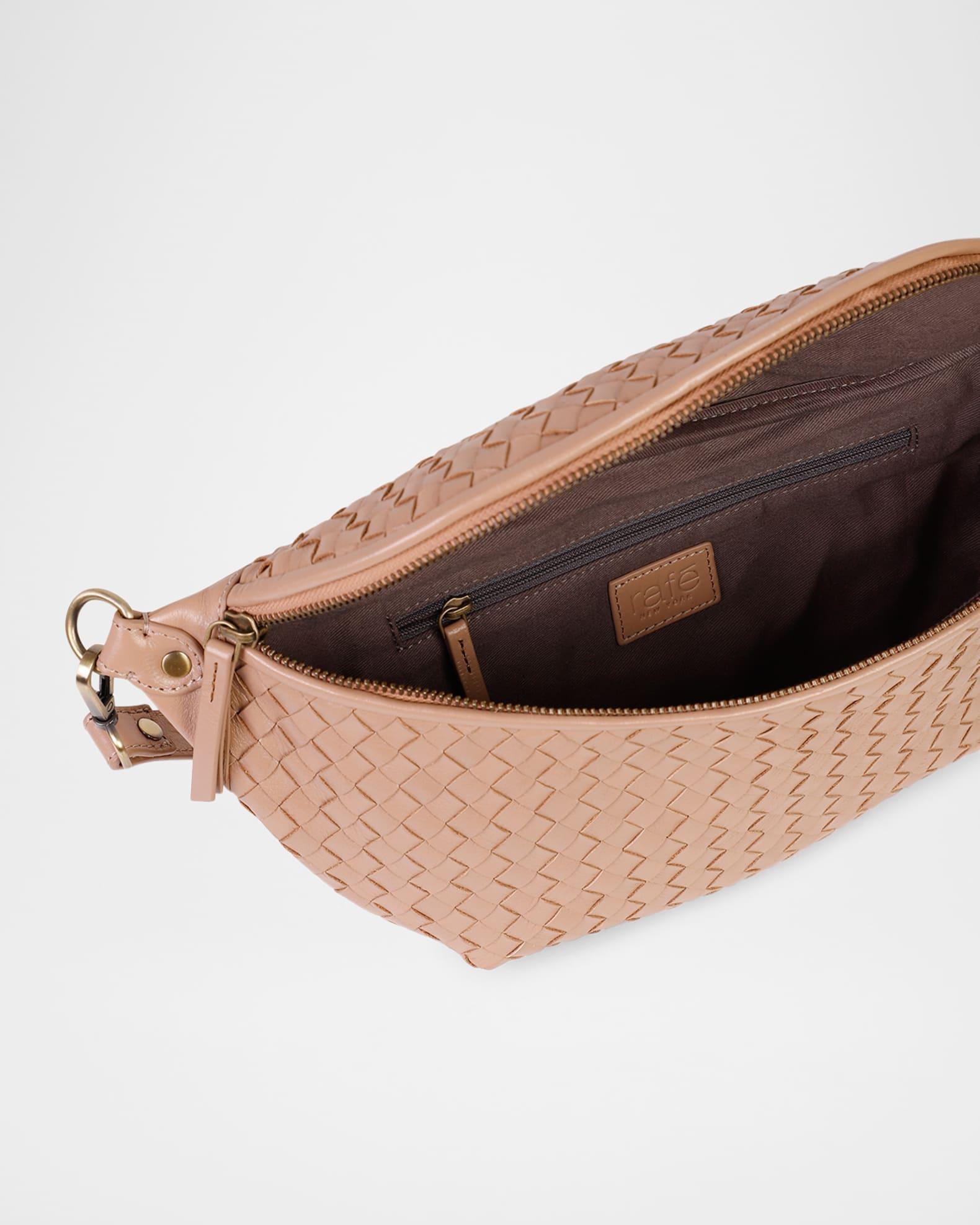 Alex Sling Woven Leather Shoulder Bag Product Image