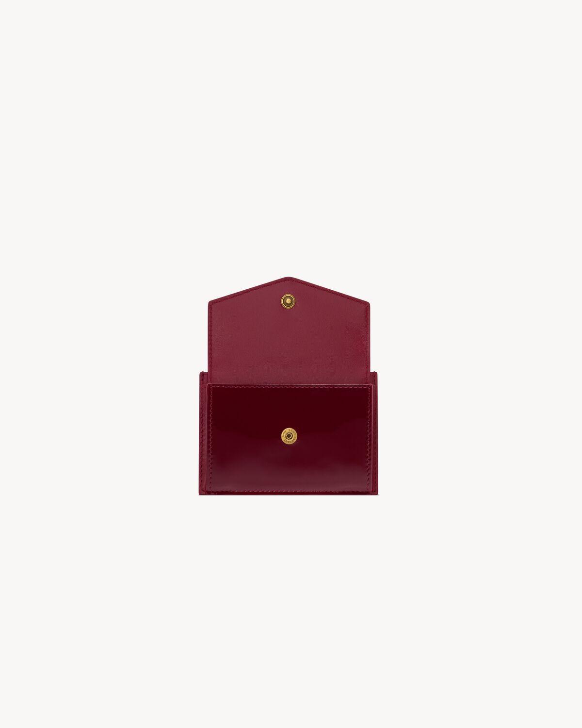 tiny cassandre card case in grained leather Product Image