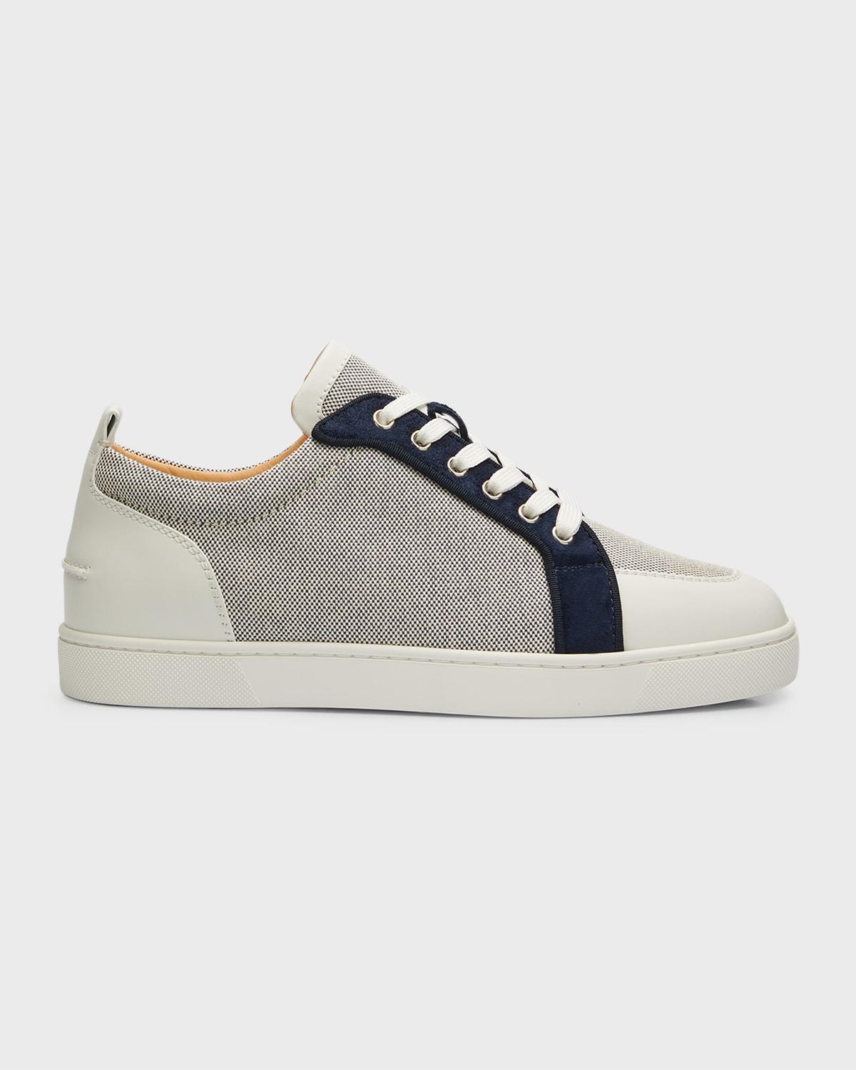 Mens Rantu Colorblock Leather Low-Top Sneakers Product Image