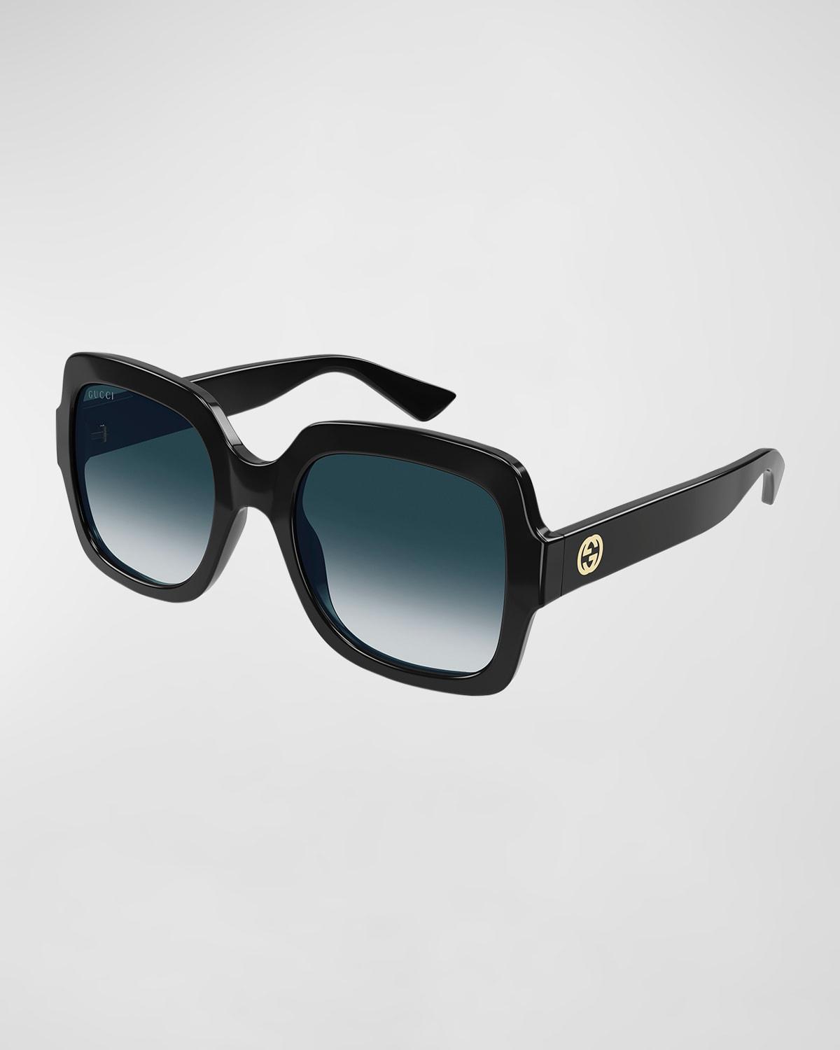 Gradient GG Square Injection Plastic Sunglasses Product Image