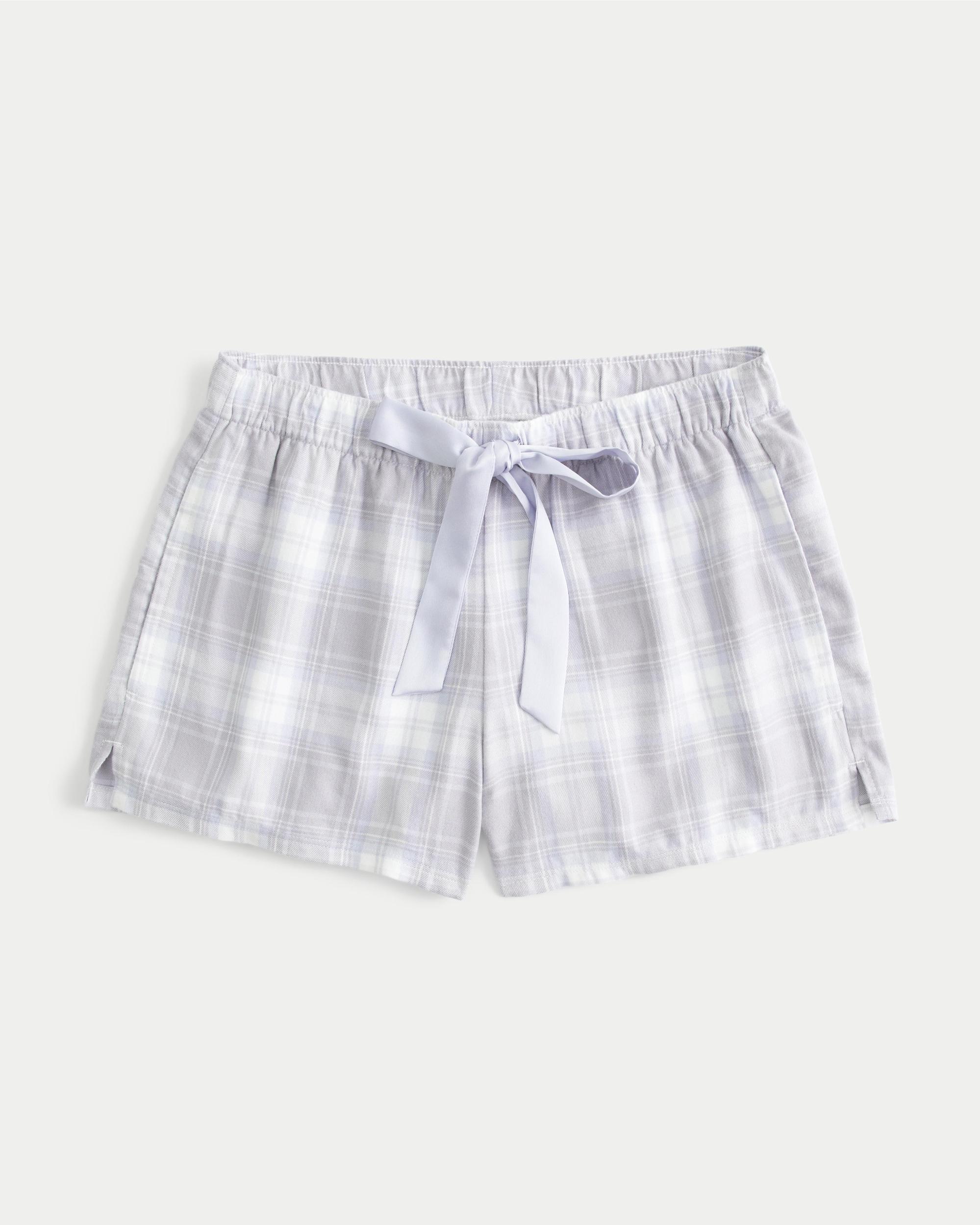 Flannel Tie Shorts Product Image
