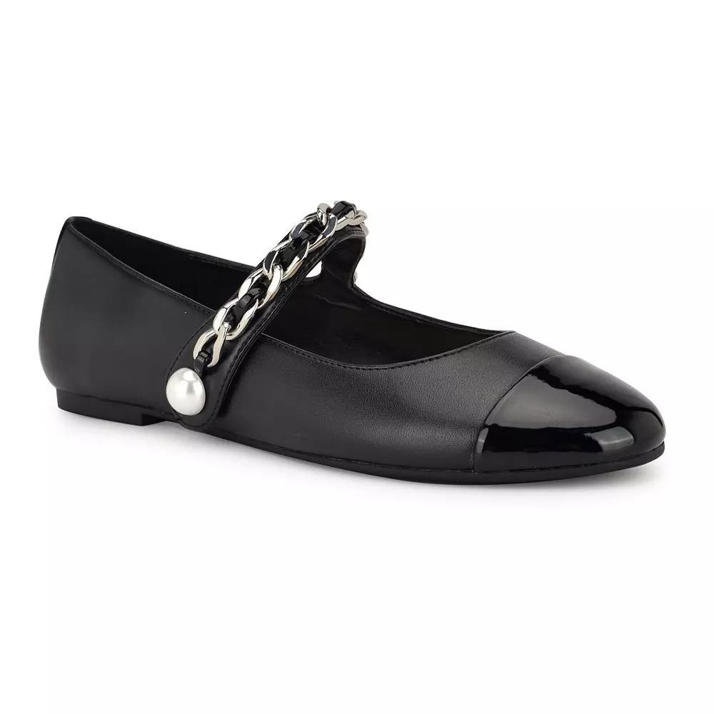 Nine West Platy Women's Mary Jane Ballet Dress Flats, Size: 7, Black Team Product Image