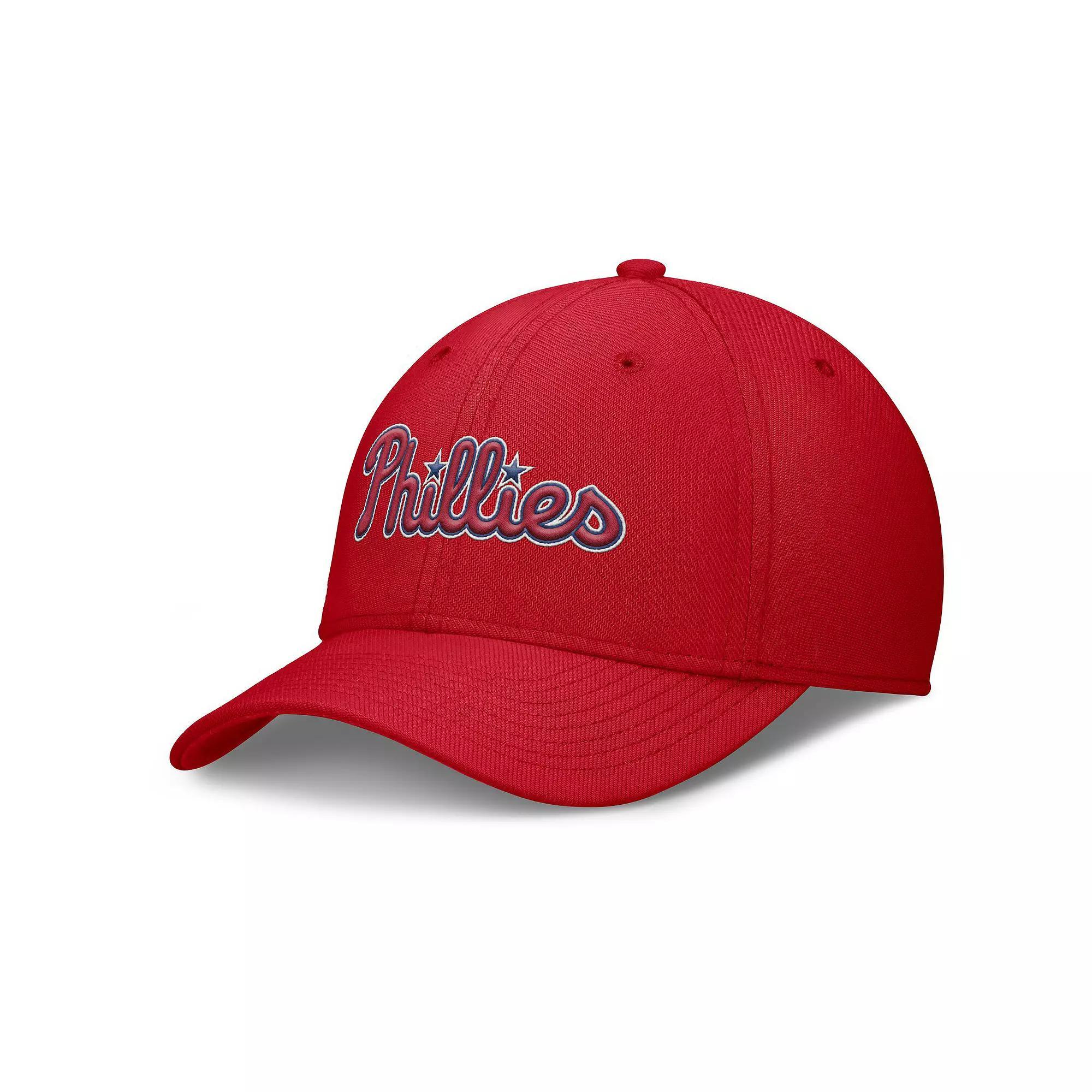 Men's Nike  Gray Miami Marlins Swoosh Performance Flex Hat, Size: Small/Medium, Grey Product Image