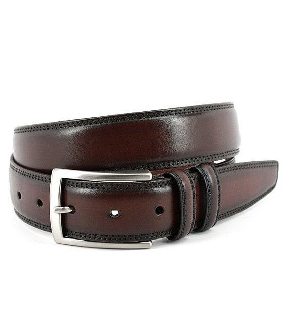 Torino Leather Company Italian Hand Burnished Calf Leather Belt Product Image