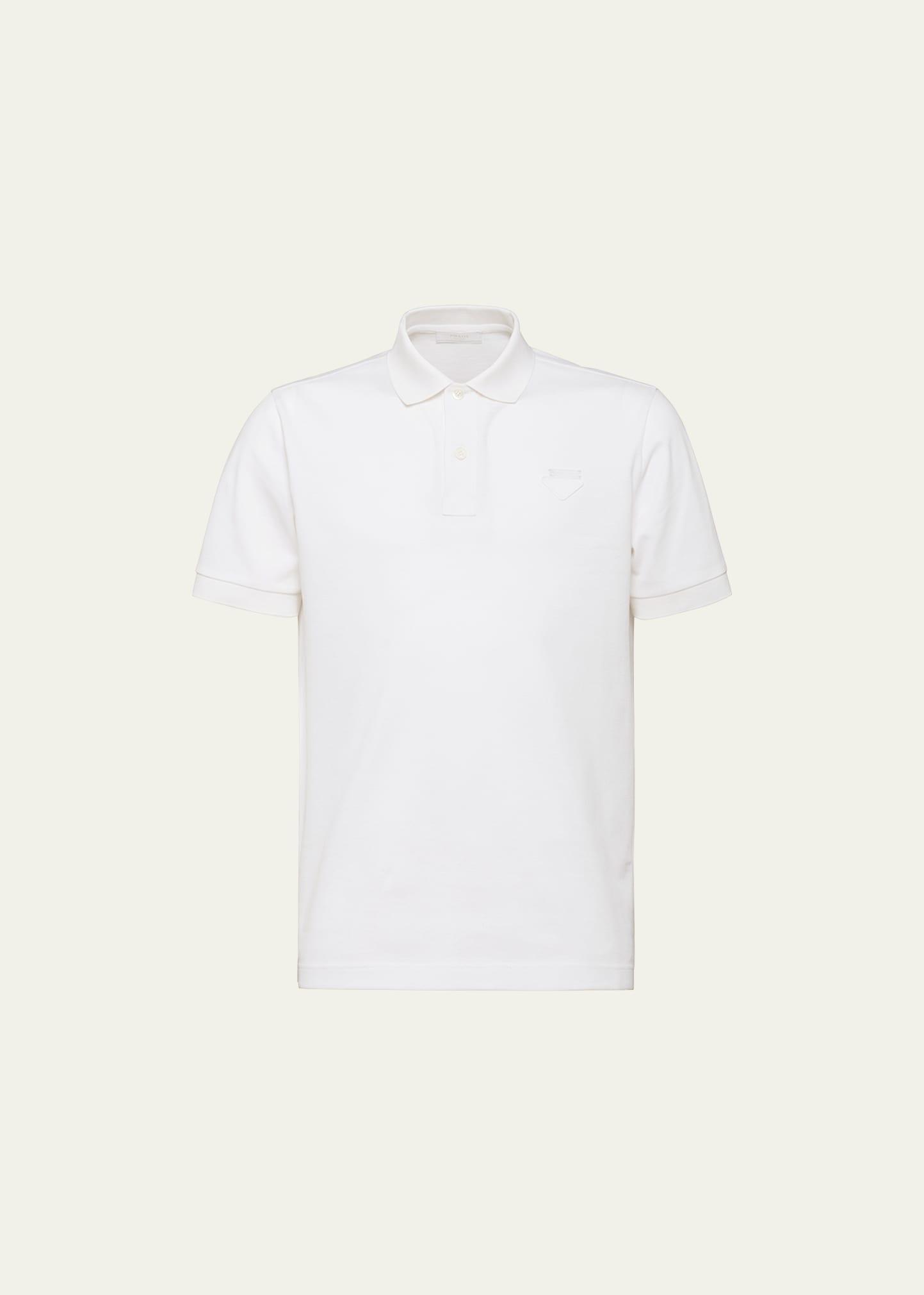Mens Slim Pique Knit Logo Polo Product Image
