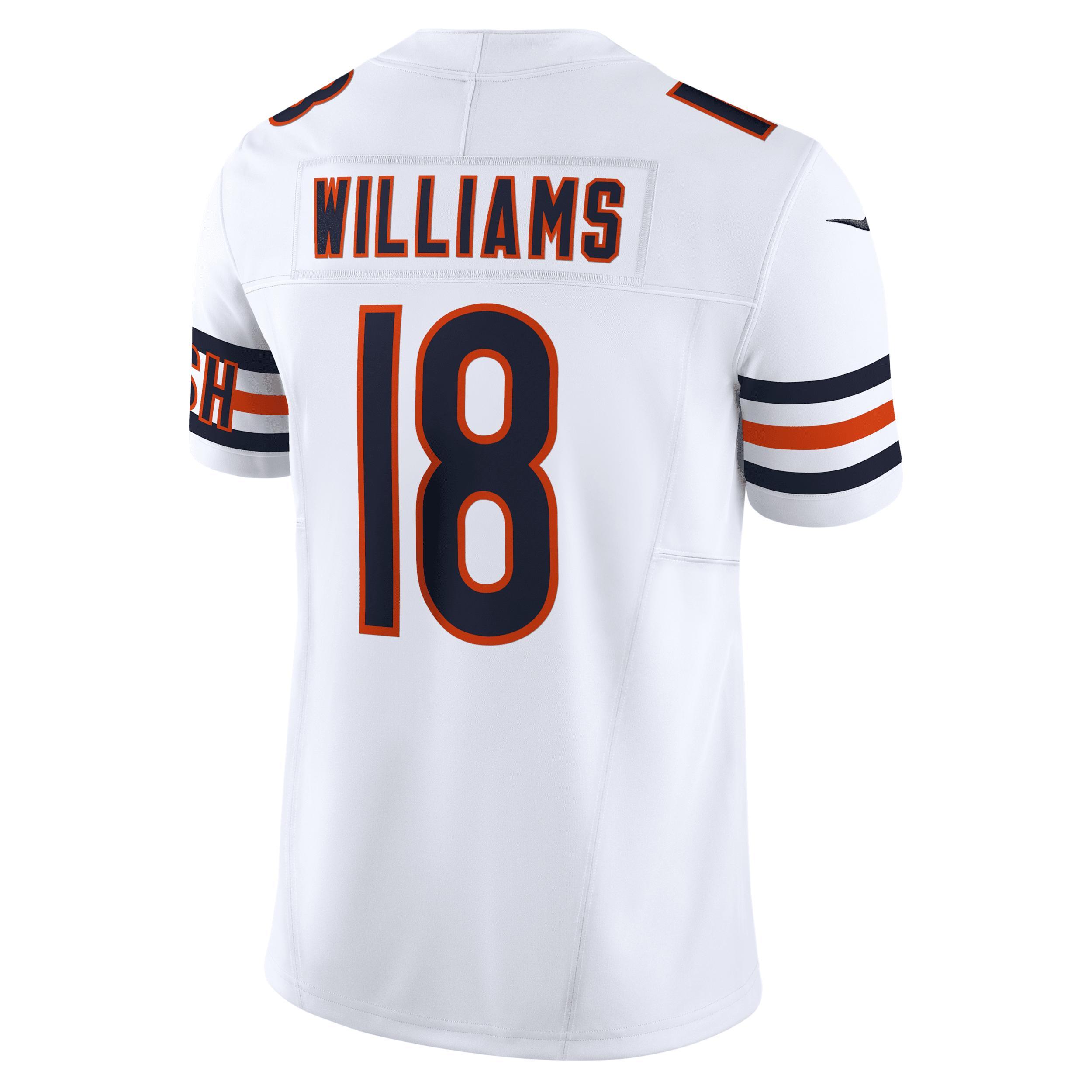 Men's Nike Caleb Williams Orange Chicago Bears Vapor F.U.S.E. Limited Jersey, Size: 2XL Product Image