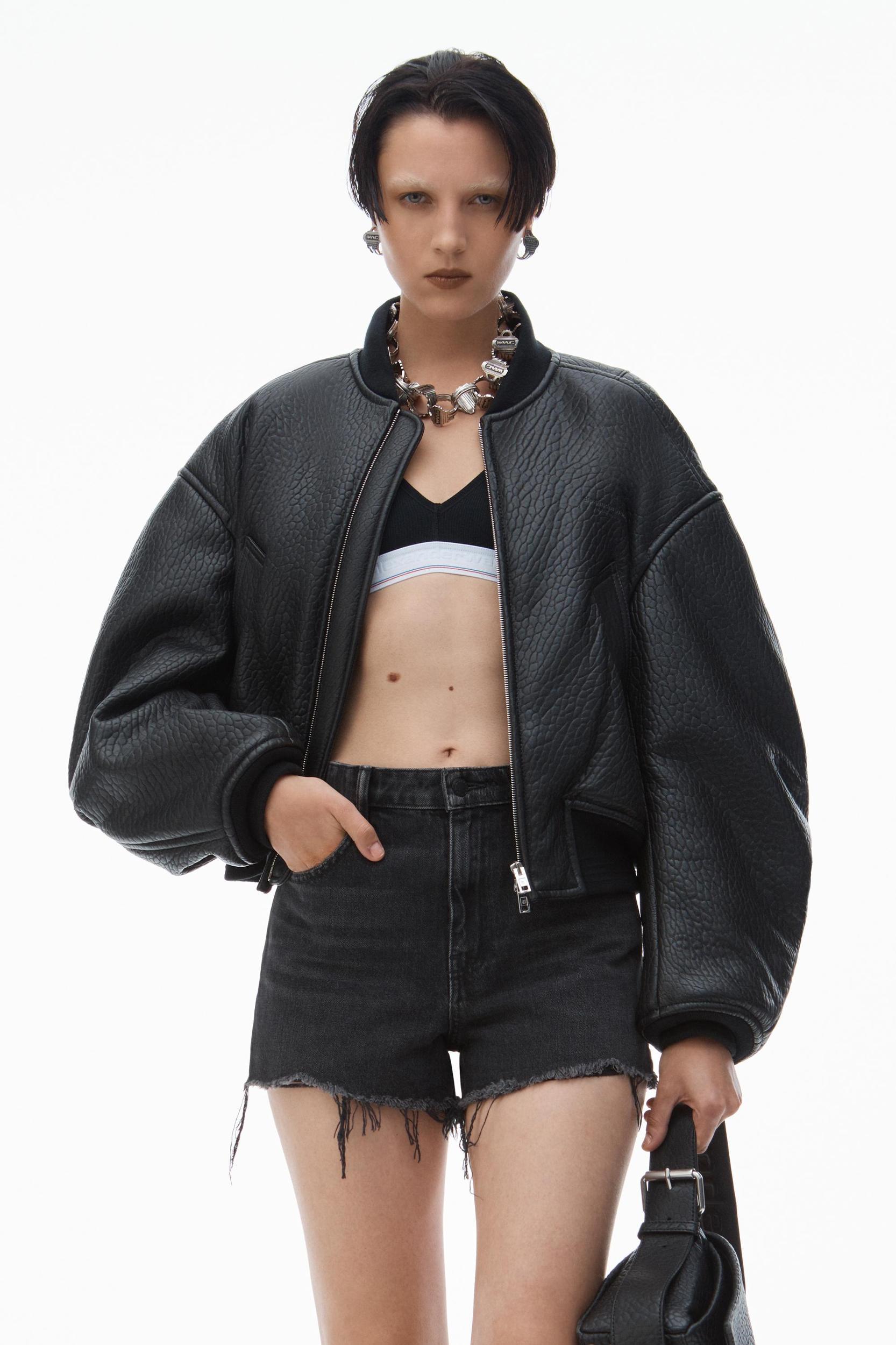 Bite Short In Grey Aged Denim Product Image